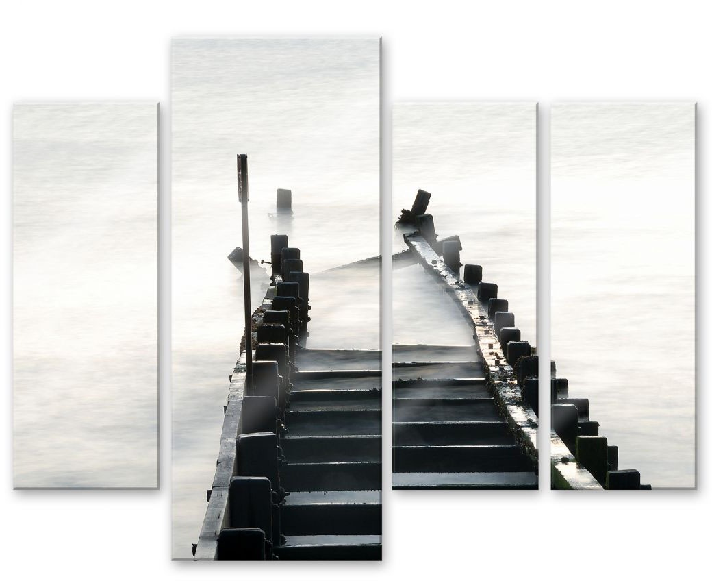Image of Wall-Art Mehrteilige Bilder »Way to nowhere (4-teilig)«, (Set, 4 St.) bei Ackermann Versand Schweiz