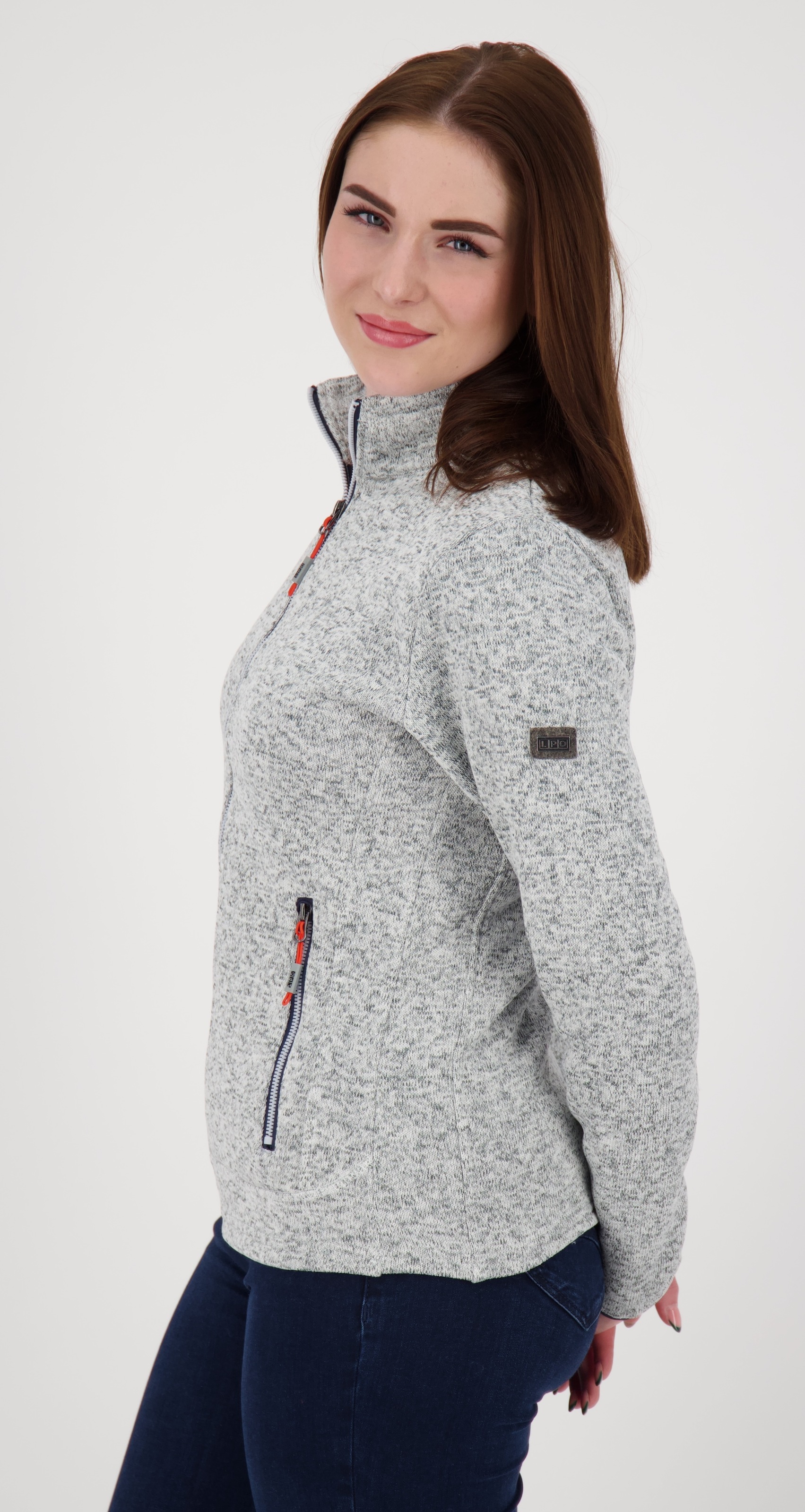 DEPROC Active Strickfleecejacke »KIRKVALE X WOMEN«, auch in Grossen Grössen erhältlich