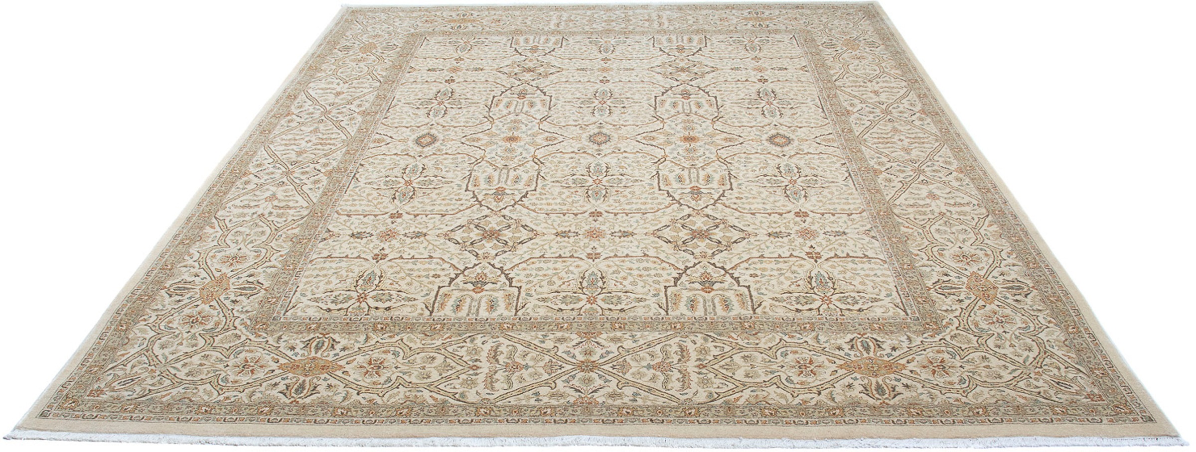 Image of morgenland Orientteppich »Ziegler - 309 x 245 cm - beige«, rechteckig, 6 mm Höhe, Wohnzimmer, Handgeknüpft, Einzelstück mit Zertifikat bei Ackermann Versand Schweiz