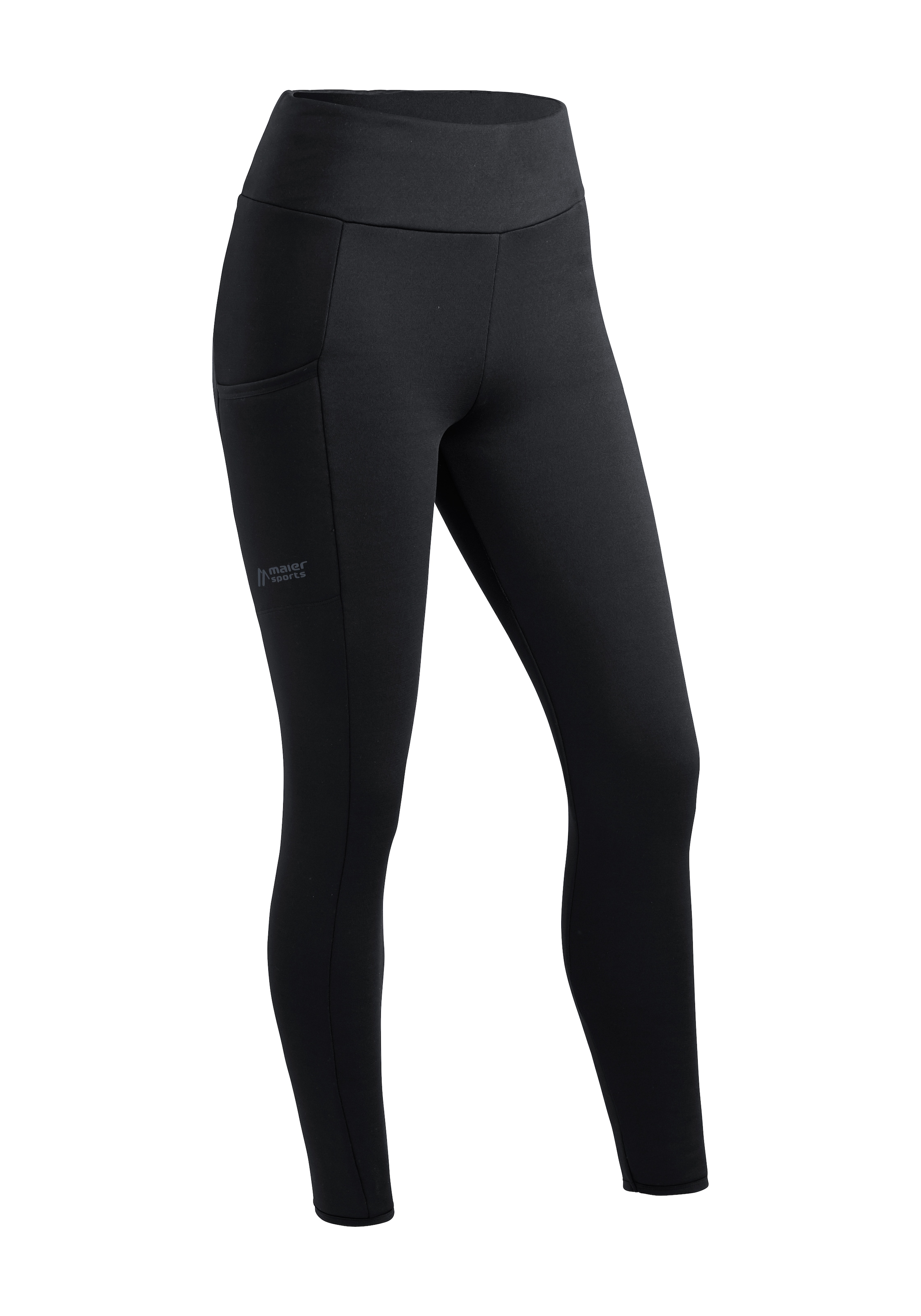 Maier Sports Funktionsleggings »DA-TIGHT EL. WINTER WRAP W«  mit seitlicher Handytasche, schnelltrocknend, atmungsaktiv