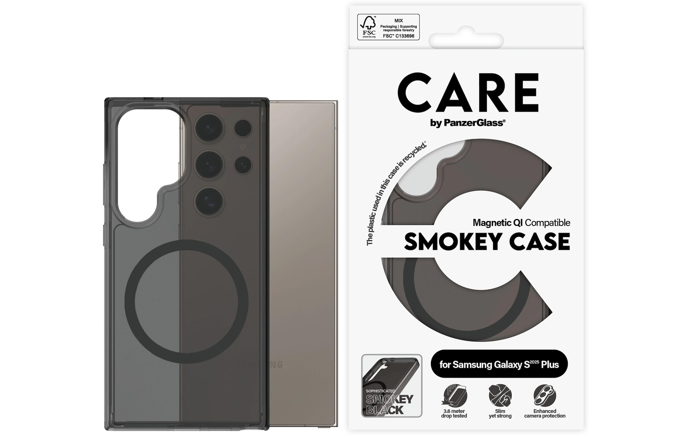 CARE by PanzerGlass Backcover »Flagship Galaxy S25 Ultra«, Samsung Galaxy S25 Ultra
