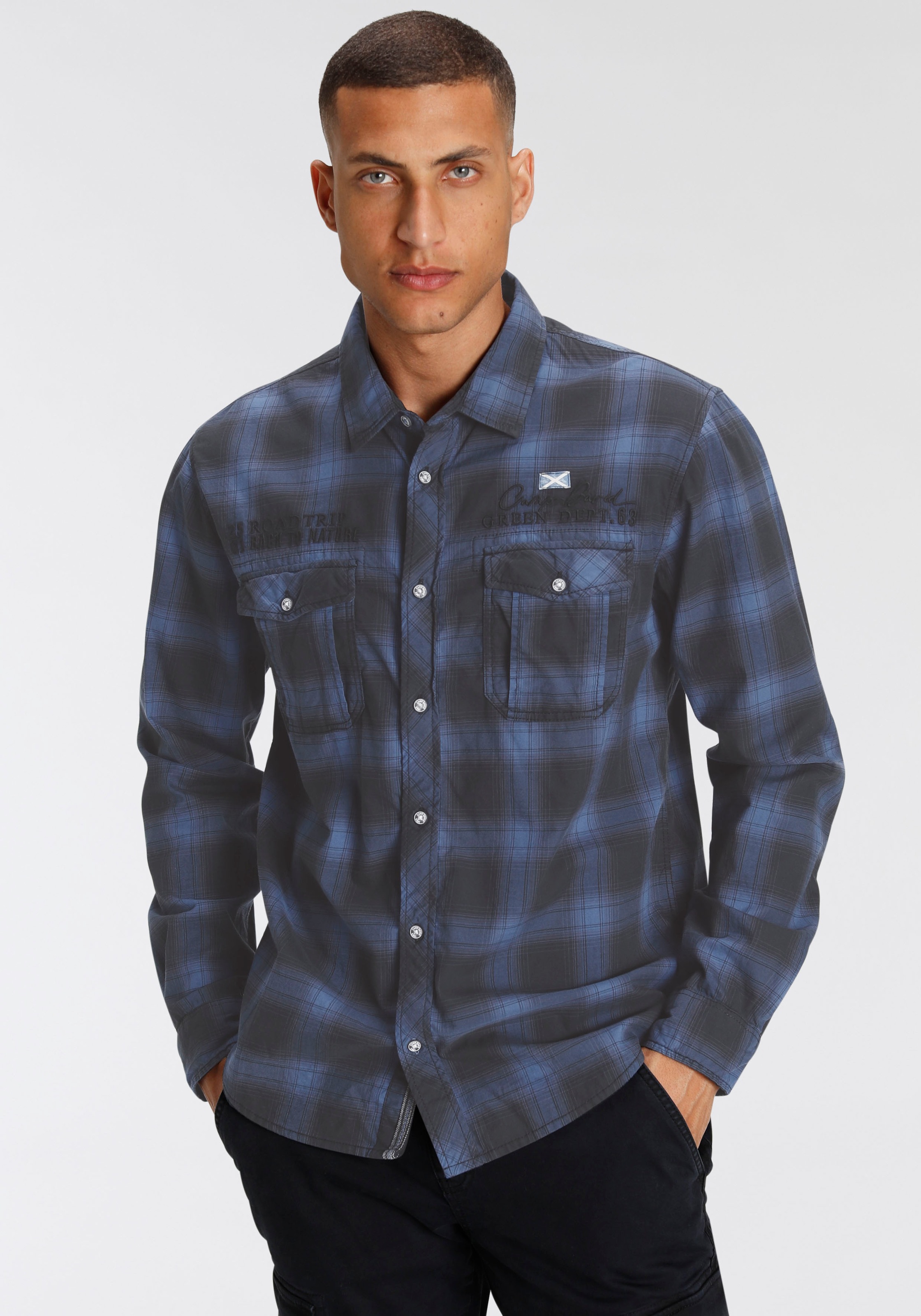 Image of CAMP DAVID Karohemd, mit Brusttaschen bei Ackermann Versand Schweiz