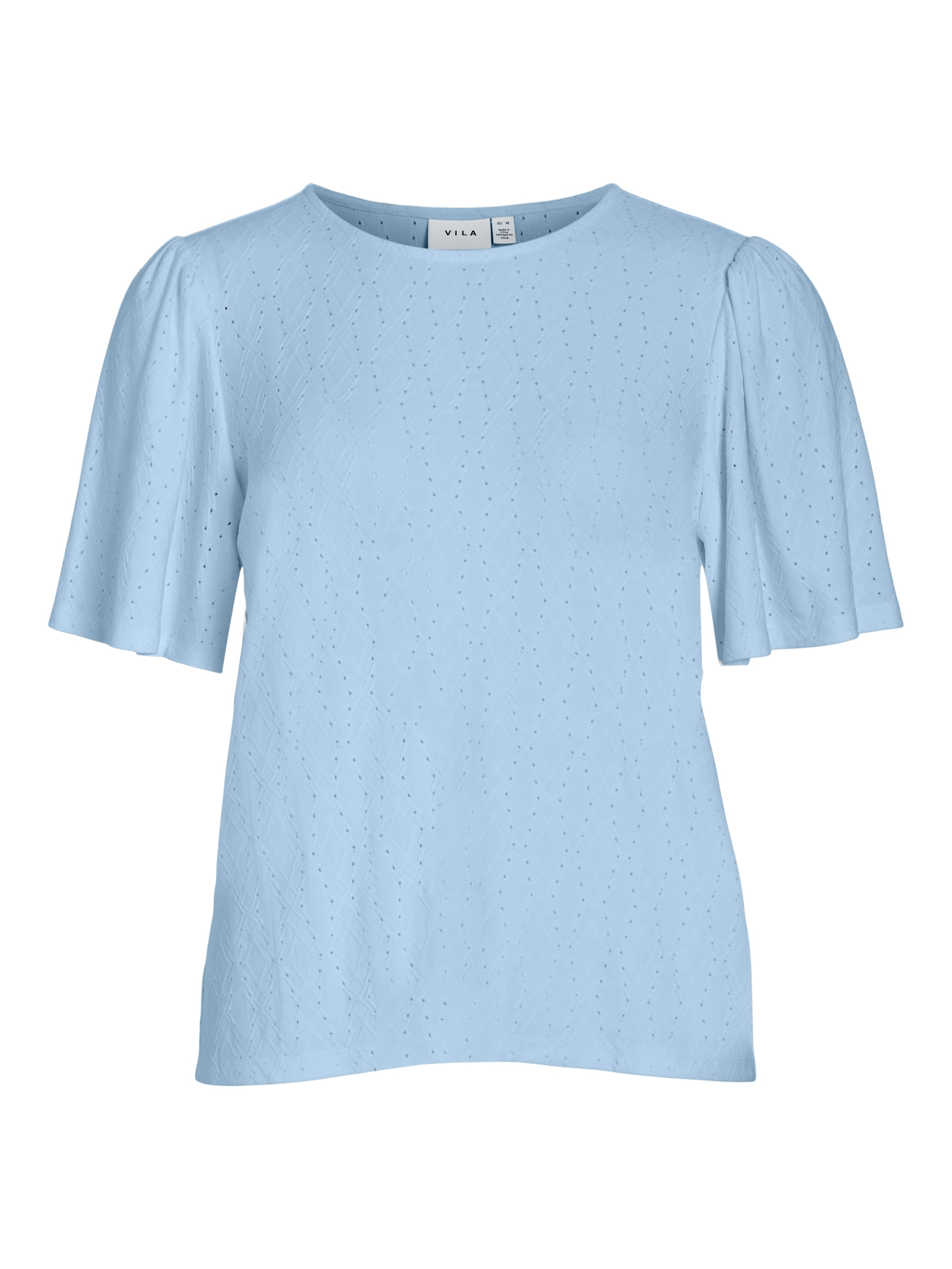 Vila Shirt à col rond »VIBELLI O-NECK S/S TOP - NOOS«
