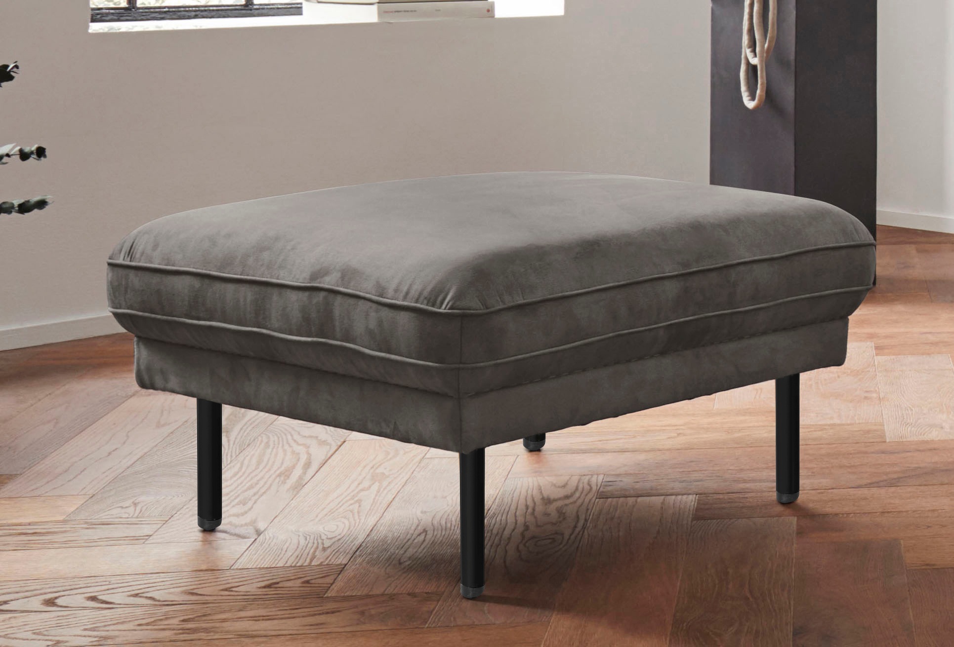 Image of GOODproduct Hocker "Nordfyn" edles Design in 3 Bezugsqualitäten, Design by Morten Georgsen