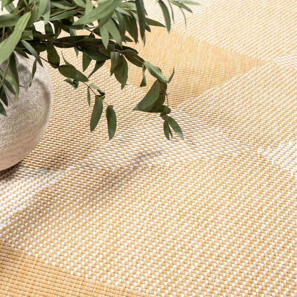 Carpet City Outdoorteppich »DUO RUG 5835« rechteckig 5 mm Höhe Wendeteppich Wetterfest In- & Outdoor, Balkon, Terrasse, Wohnzimmer