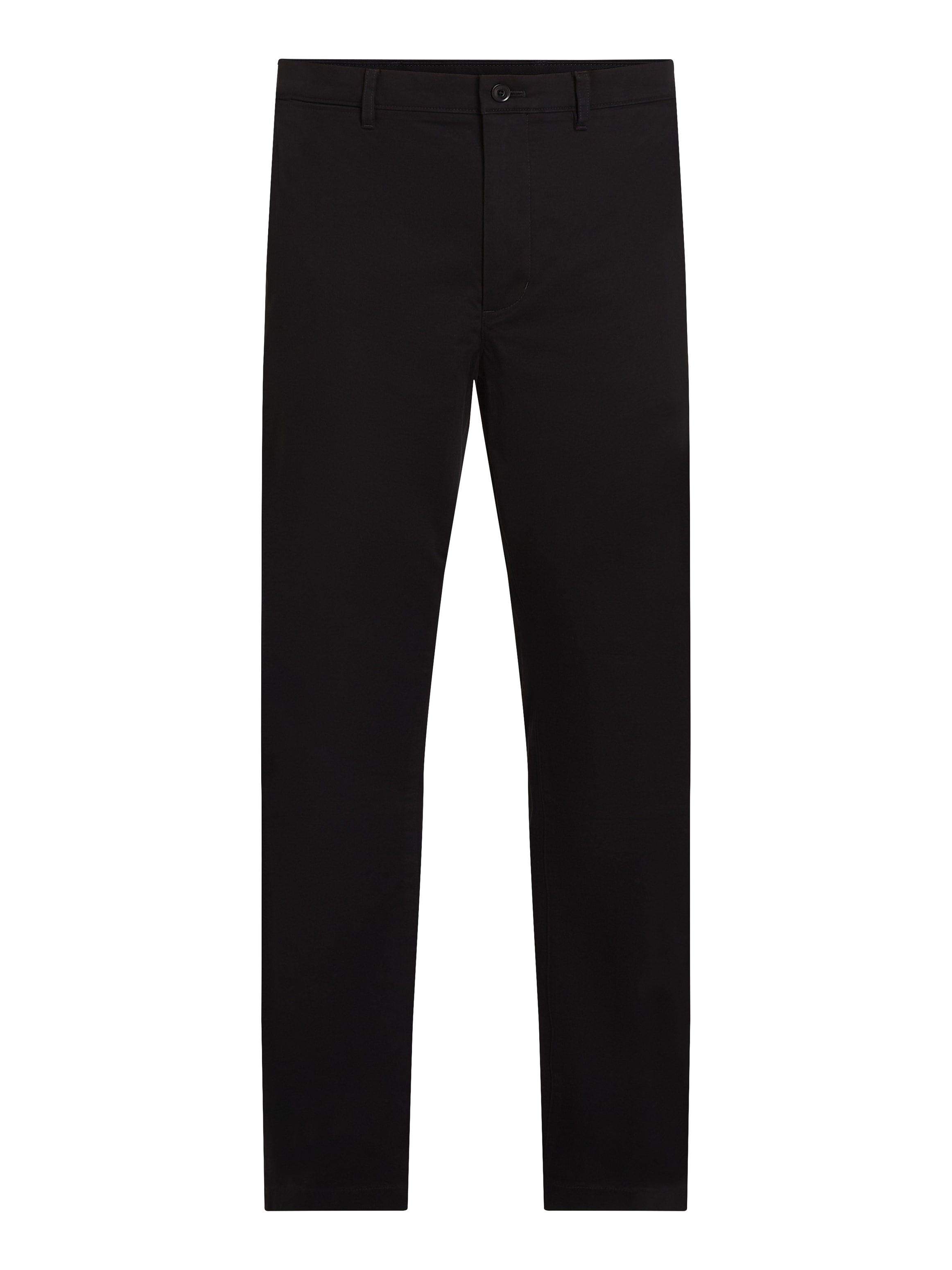 Tommy Hilfiger Chinohose »DENTON CHINO SATIN«, mit Gesässtaschen mit Knopf, Logostickerei