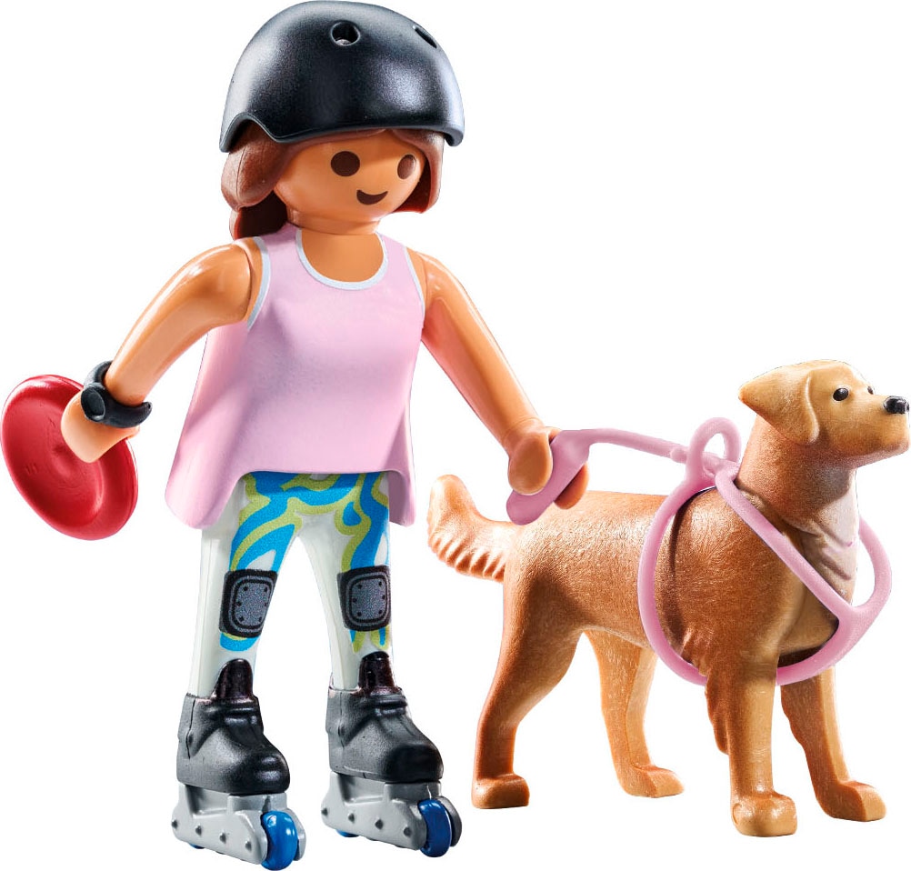 Playmobil® Jeu de construction »Inlinerin mit Retriever (71739), Playmobil My Life«