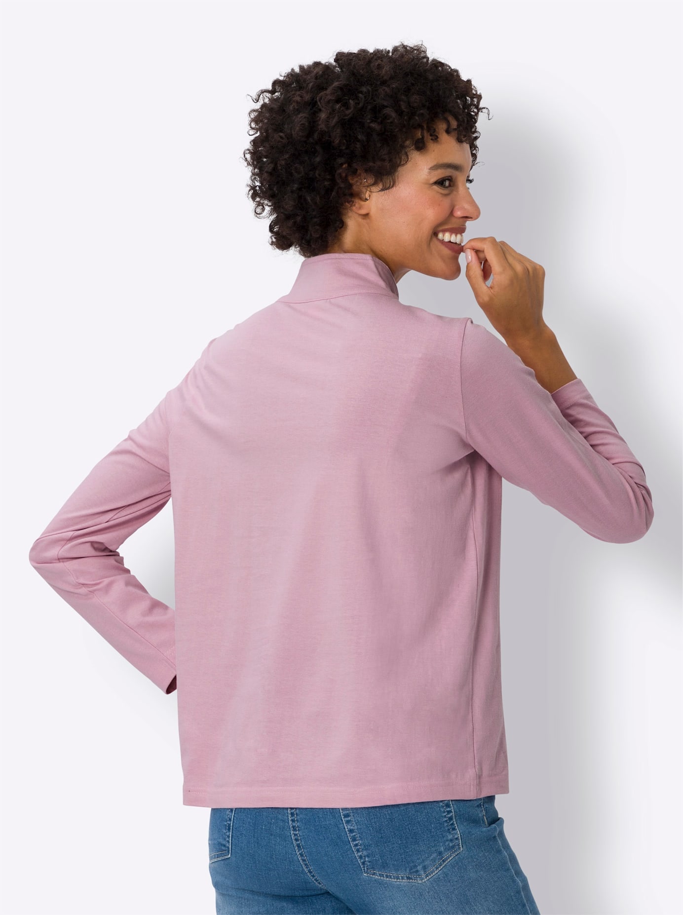 Classic Basics Stehkragenshirt »Langarm-Shirt«, (1 tlg.)