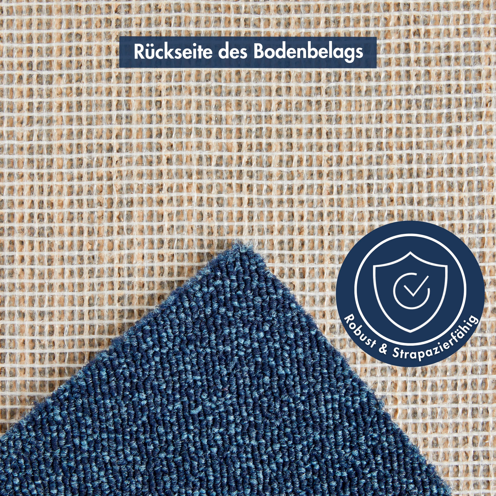Andiamo Teppichboden »Matz, Schlinge, Made in Belgium«, rechteckig, 6 mm Höhe, meliert, Breite 400 cm oder 500 cm, strapazierfähig & pflegeleicht