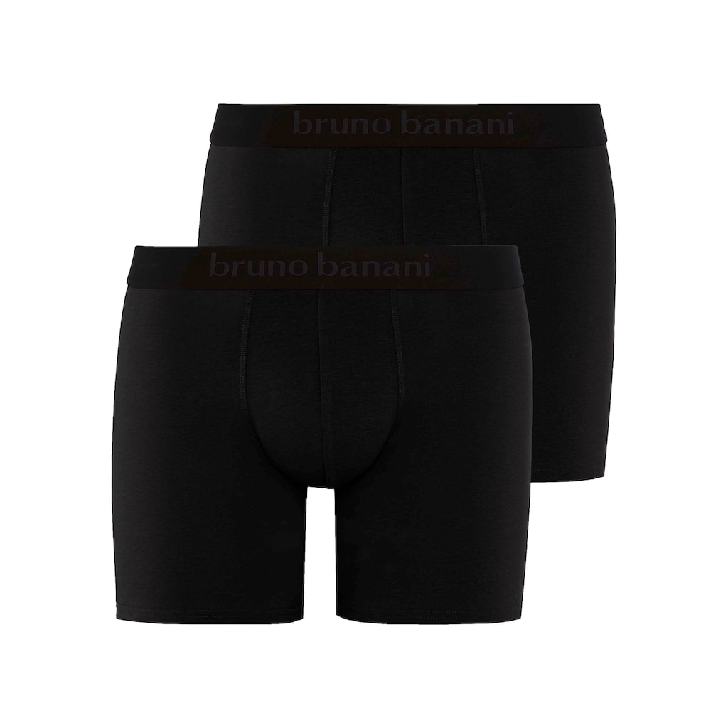 Bruno Banani Langer Boxer »Long Short 2Pack Long Life 2.0«, (Packung, 2 St.)
