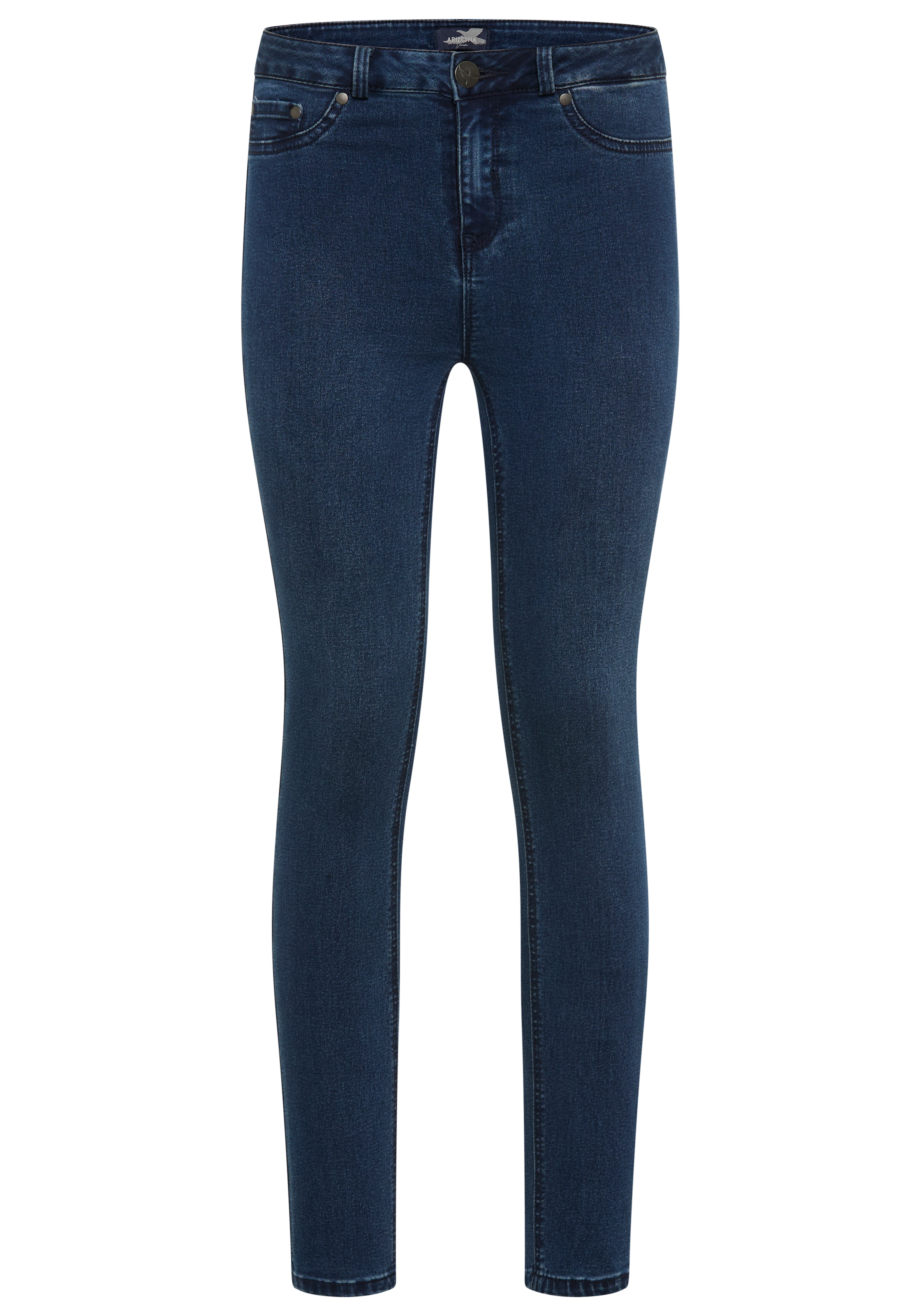 Arizona Skinny-fit-Jeans »Ultra Stretch« extra-eng geschnittene Beinform,  modische Used-Waschung
