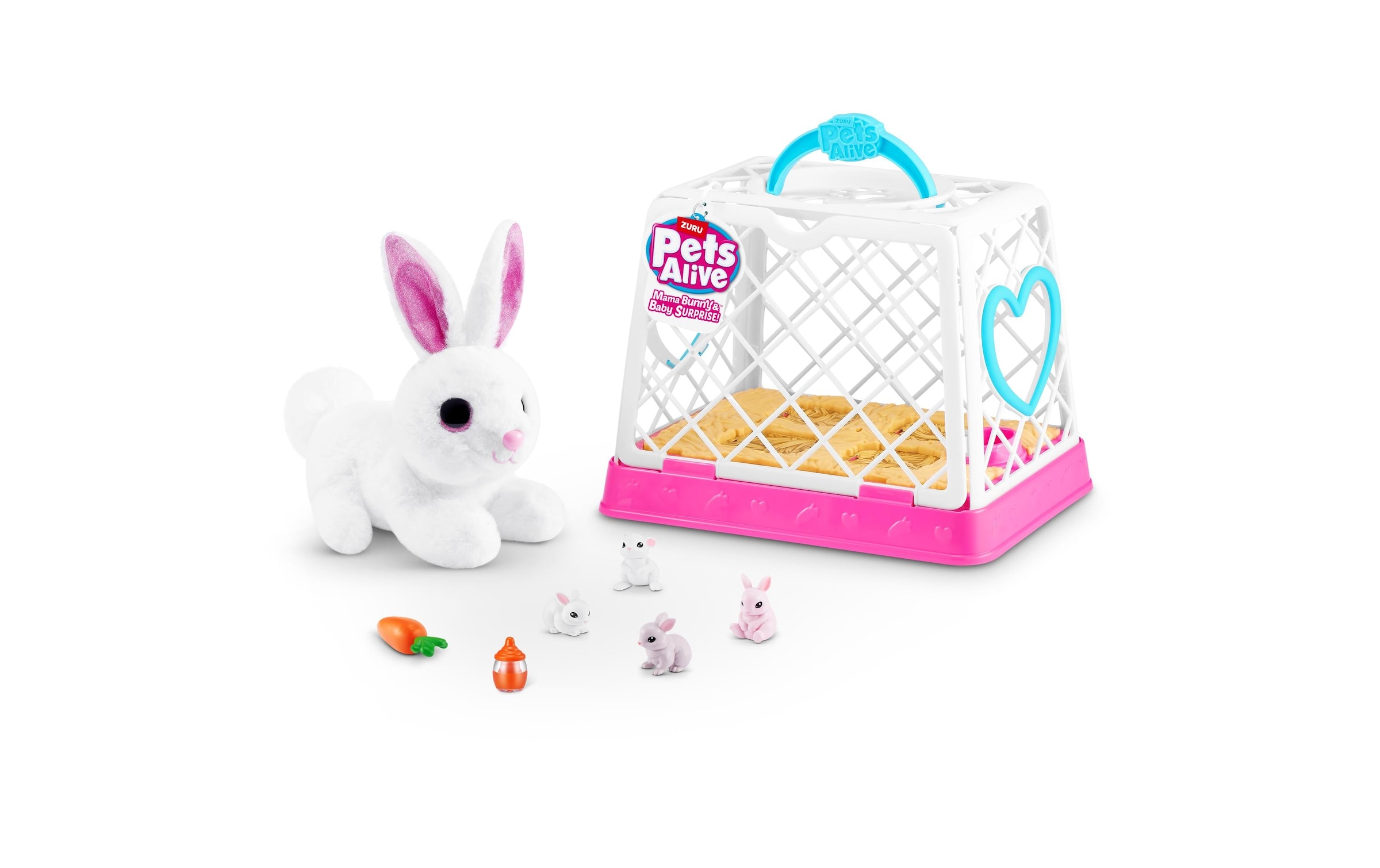 ZURU Plüschfigur »Alive Mama Bunny and Baby Surprise assortiert«