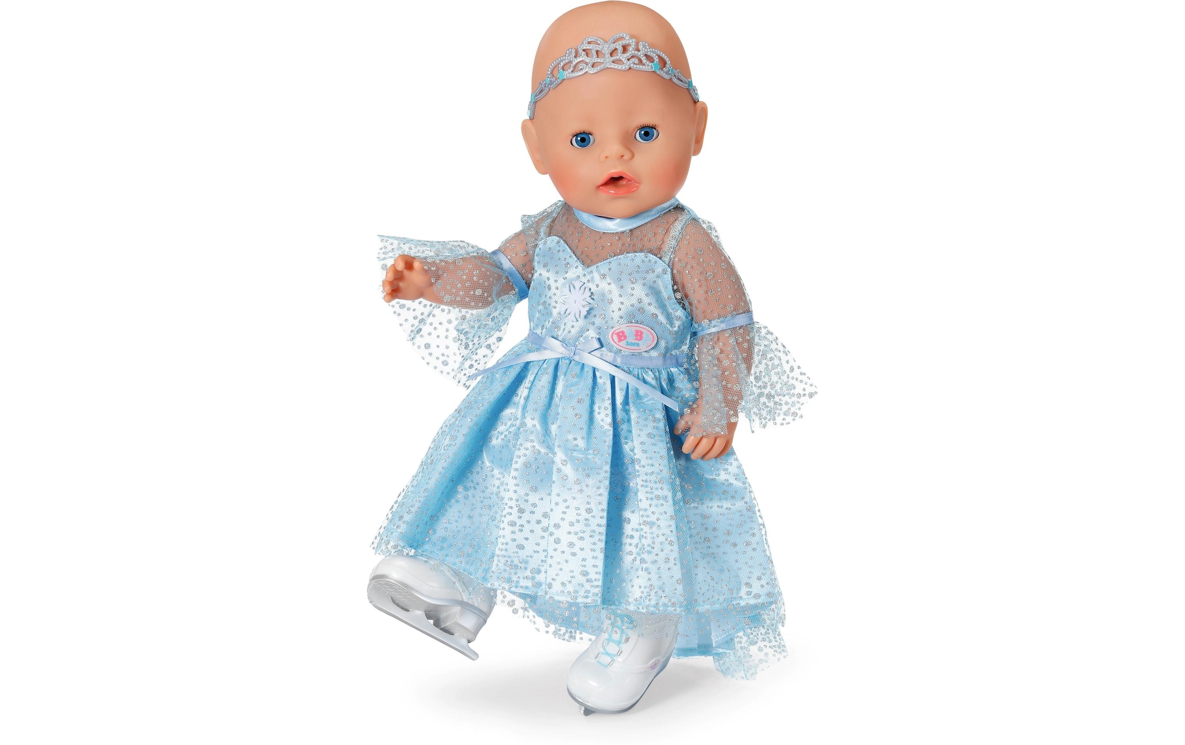 Baby Born Puppenkleidung »Eisprinzessin Set 43 cm«, (Set), Passende Schlittschuhe und ein Diadem sind ebenfalls enthalten