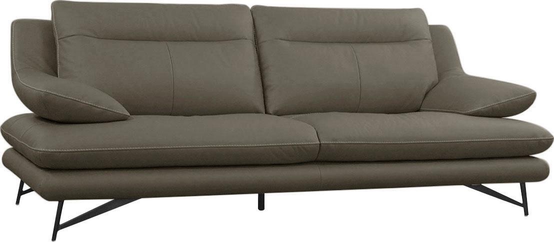 CALIA ITALIA 2,5-Sitzer »Cezanne, italienisches Design trifft erstklassigen Sitzkomfort, Leder«, Edles Designsofa in besonders langlebigen & pflegeleichten Lederarten