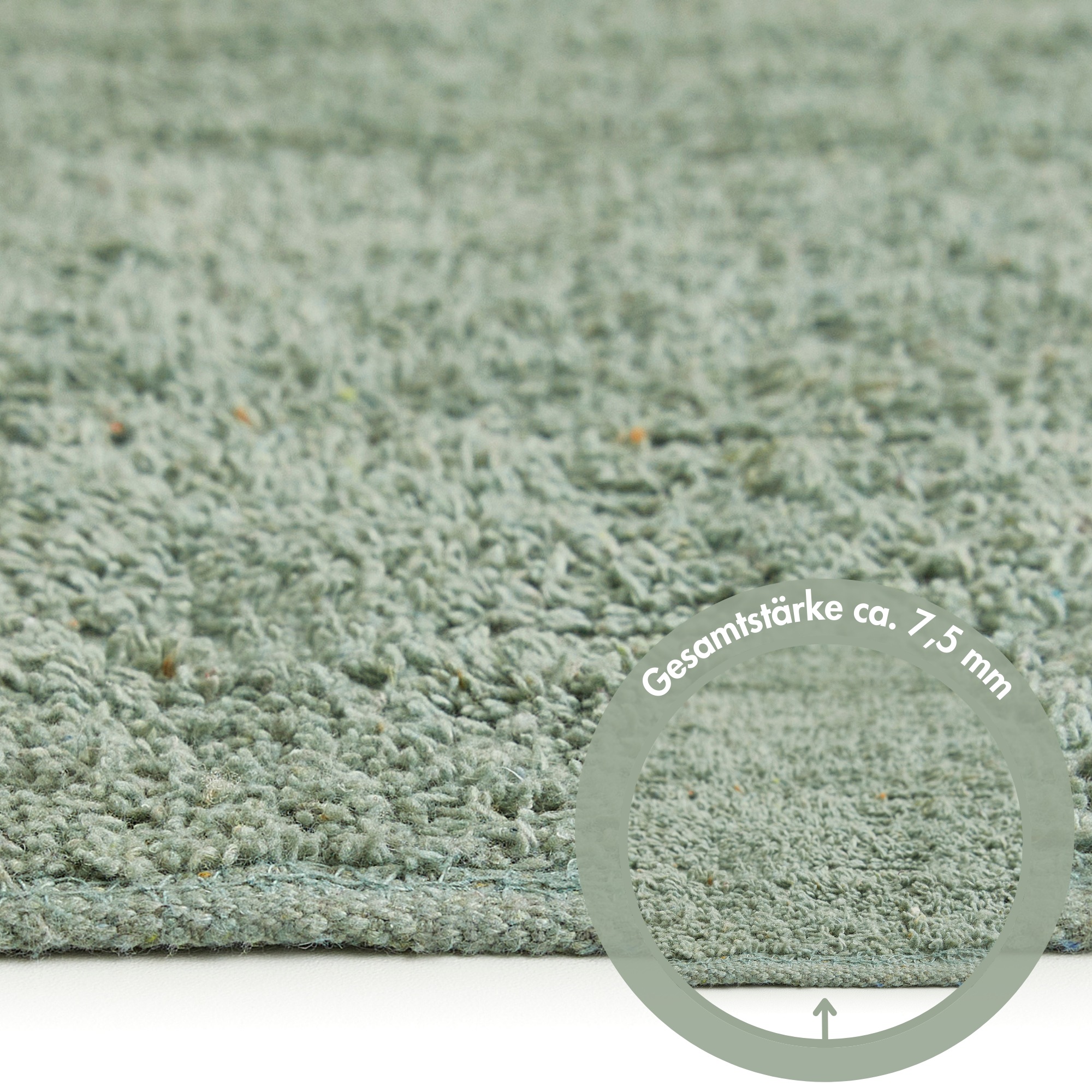 Andiamo Badematte »Havanna, 50x80 cm« Höhe 7,5 mm fussbodenheizungsgeeignet | schnell trocknend Badteppich, Uni Farben, Hoch-Tief Effekt, verschiedene Designs