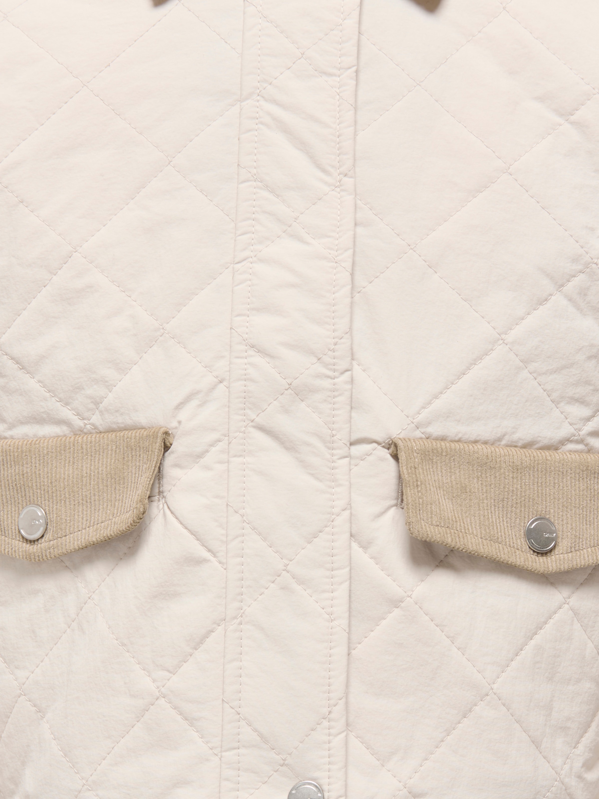 KIDS ONLY Veste matelassée »KOGROSALINA QUILTED MIX JACKET VD OTW« mit kontrastfarbigen Besetzen