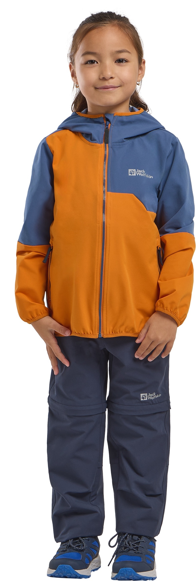 Jack Wolfskin Veste d'extérieur »TURBULENCE HOODED JKT K« mitKapuze
