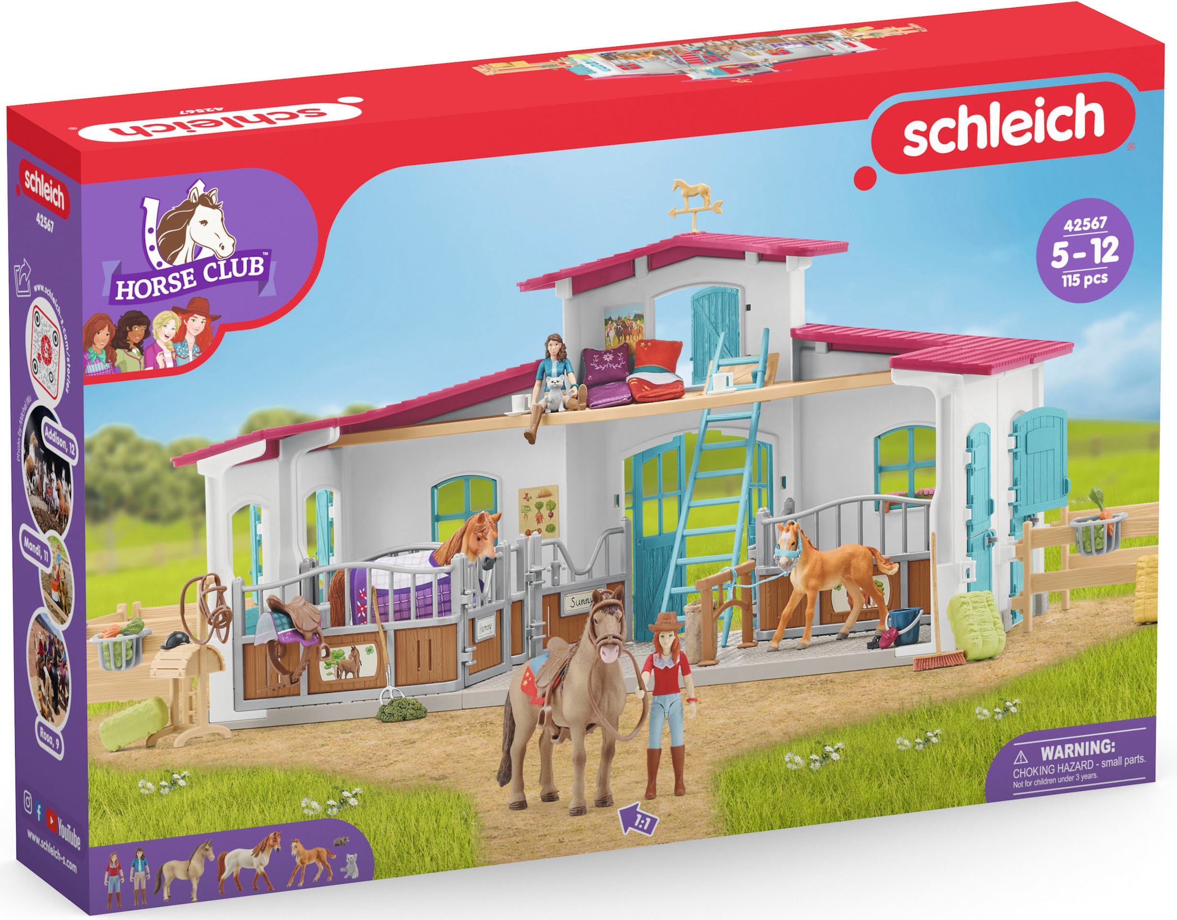 Schleich® Monde de jeu »HORSE CLUB, Reiterhof (42567)«