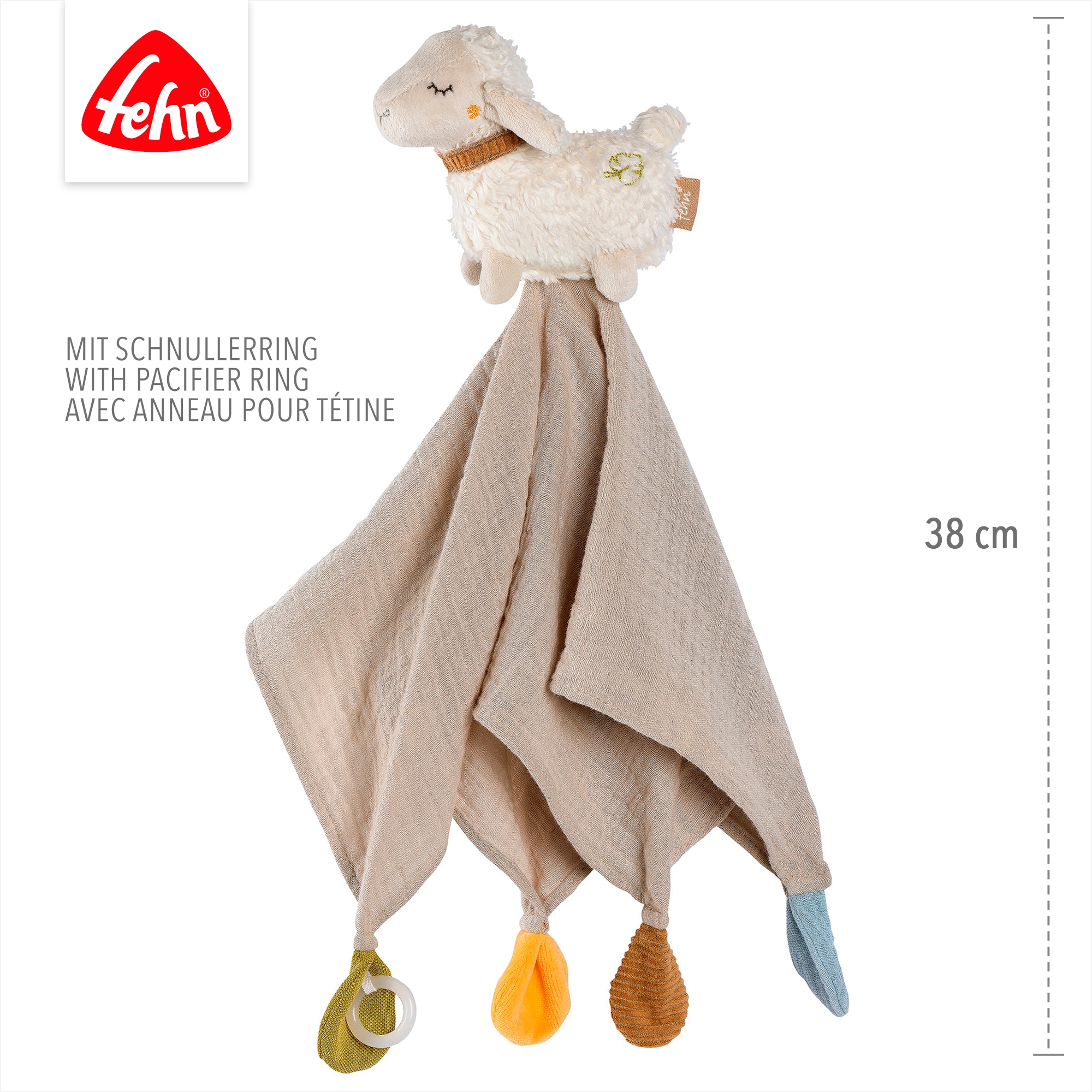 Fehn Doudou »Schmusetuch Schaf«