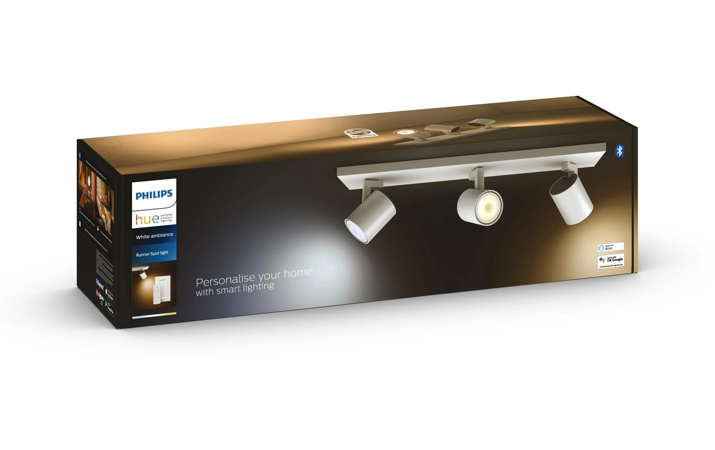 Philips Hue LED Deckenleuchte »Runner 3er-Spot«