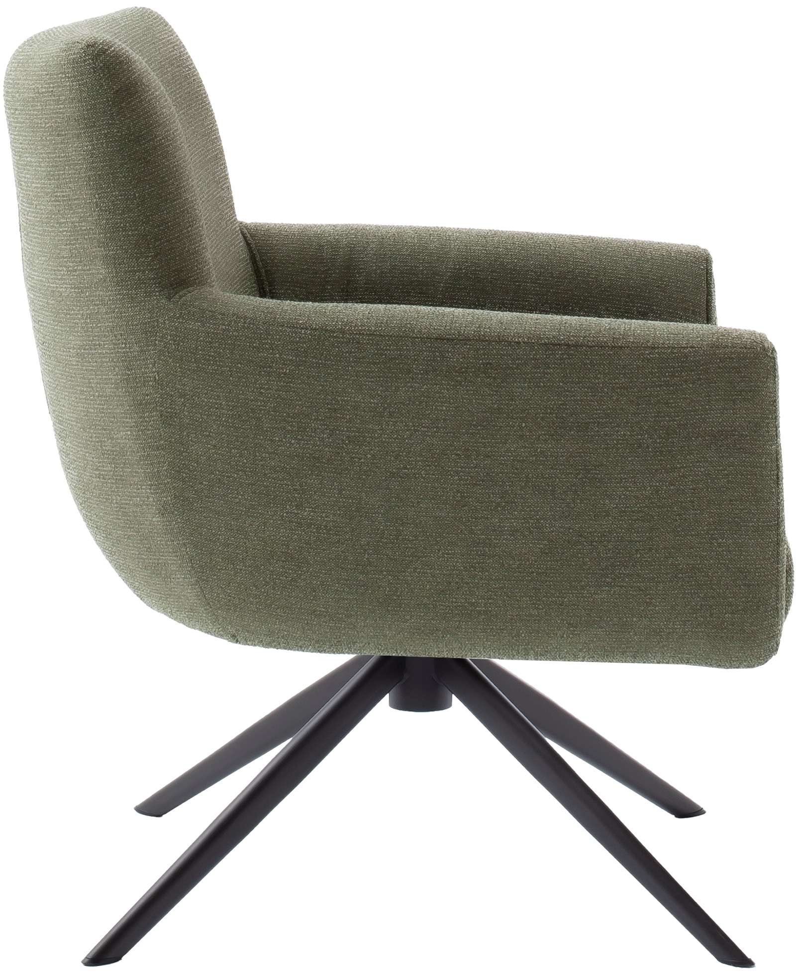 MCA furniture 4-Fussstuhl »WILSON Esszimmerstuhl, Armlehnstuhl, Polsterstuhl, modern«, (Set), 1 St., Flachgewebe, Stuhl, Armlehnenstuhl, drehbar, Taschenfederkern, belastbar 160 kg,XXL