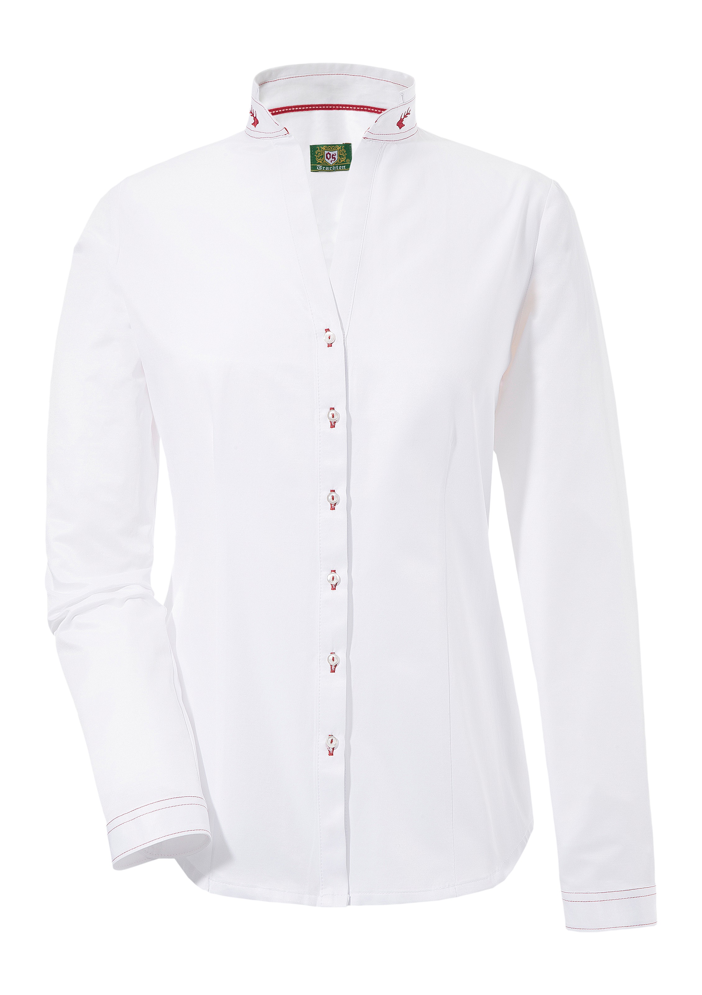 Trachtenbluse Damen in taillierter Form