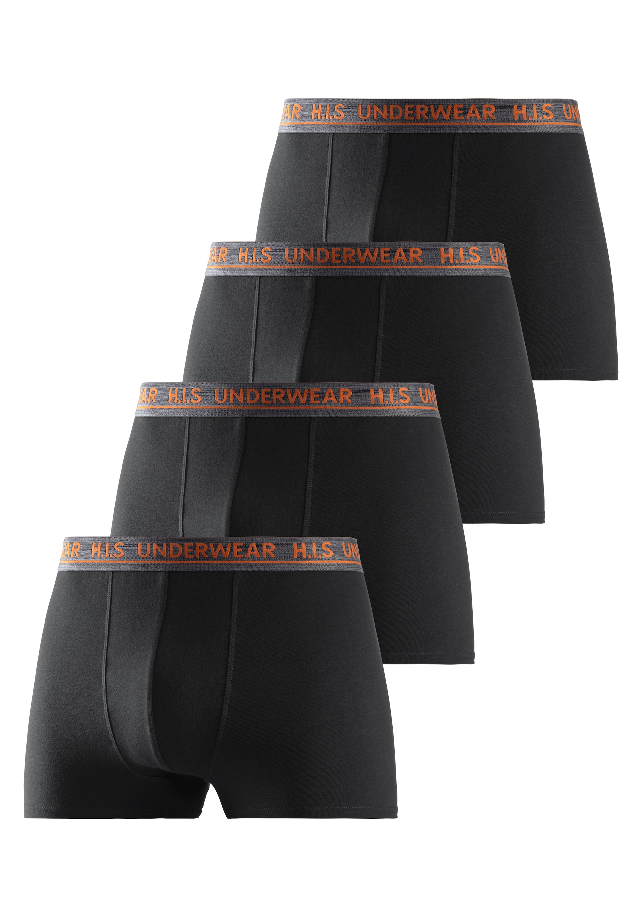 H.I.S Boxer »Boxershorts für Herren« Packung, 4 Stk. mit bequemem Stretchbündchen