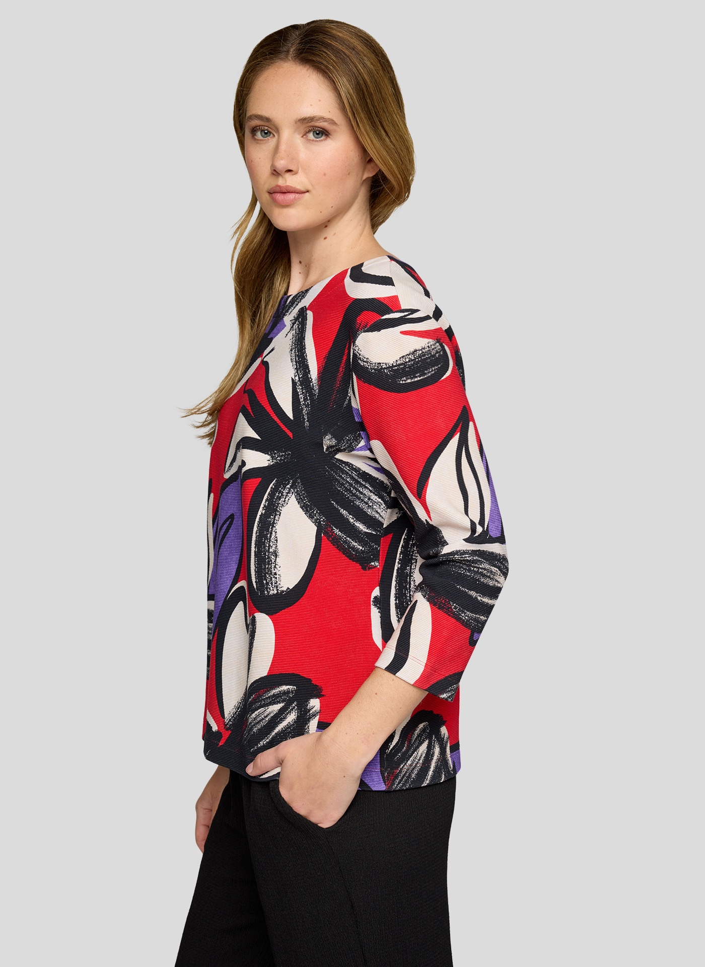 Rabe 3/4-Arm-Shirt mit All-Over Print