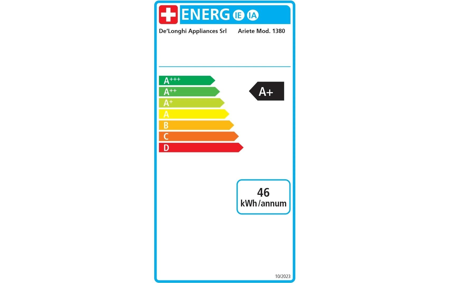 Ariete Machine à café à porte-filtre »ARI-1380«