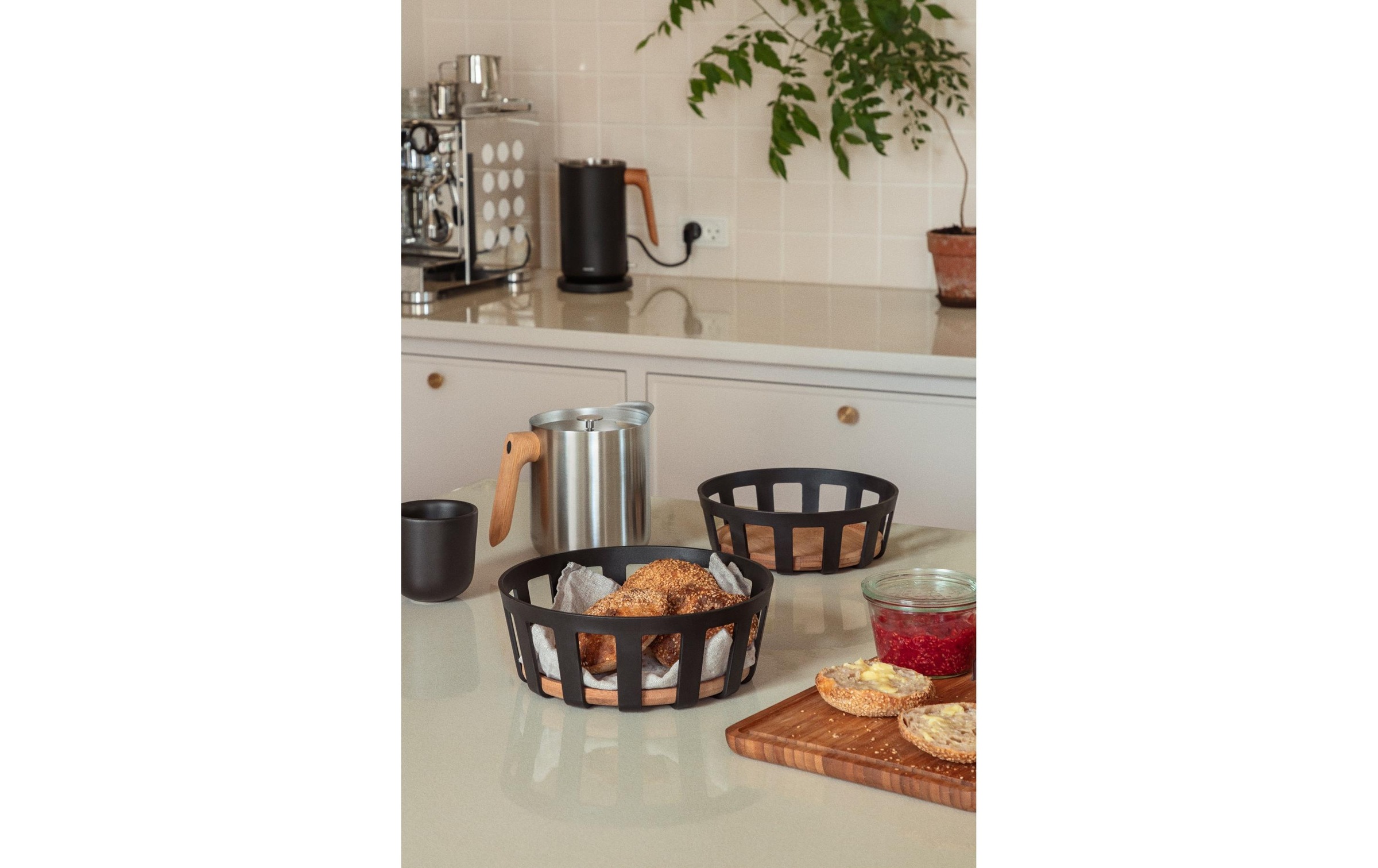 Eva Solo Panier à pain »Nordic kitchen« 1 tlg. Eleganter Brotkorb mit FSC-Bambusboden
