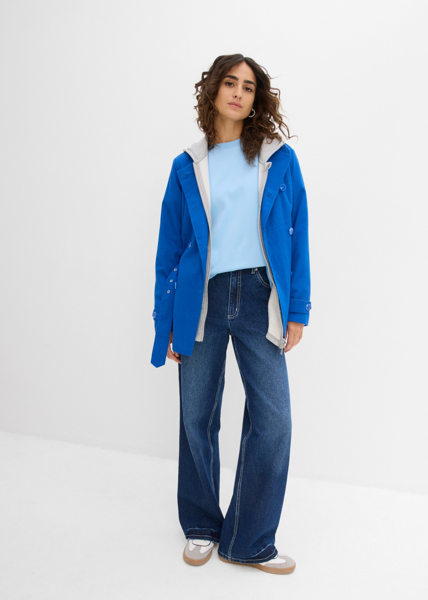 bonprix T-shirt oversize coupe oversize, en coton lourd, tailles jusqu’à XXL