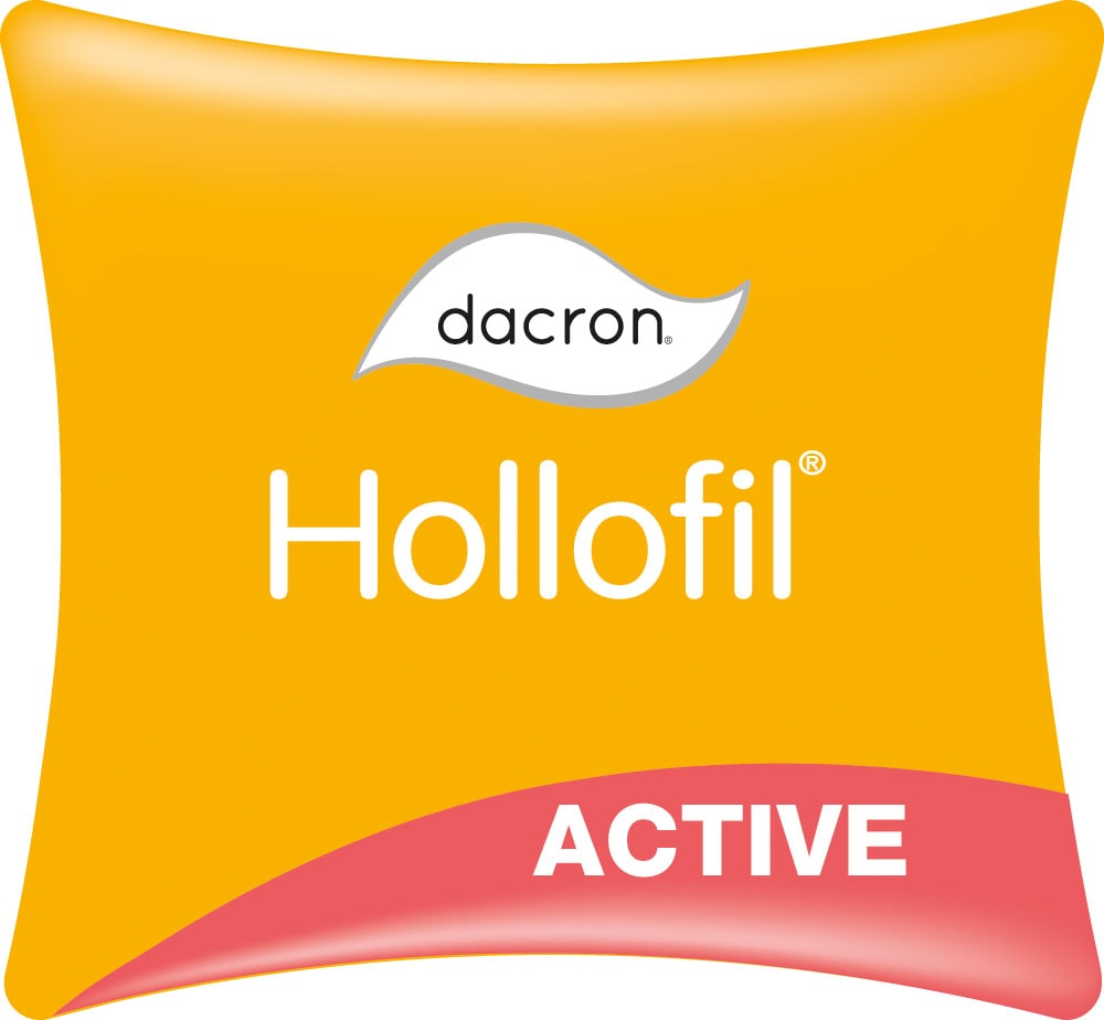 f.a.n. Schlafkomfort Microfaserkissen »Hollofil Active m. MF-Bezug«, (2 St.), volles Temperatur- und Feuchtigkeitsmanagement