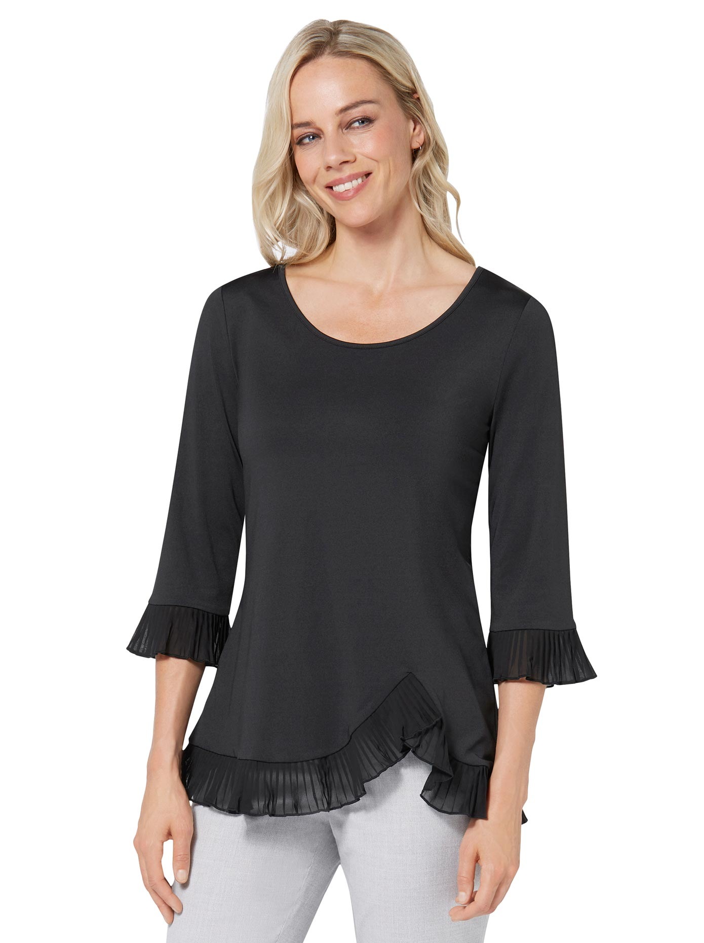 Image of Classic Basics Plisseeshirt »Shirt«, (1 tlg.) bei Ackermann Versand Schweiz