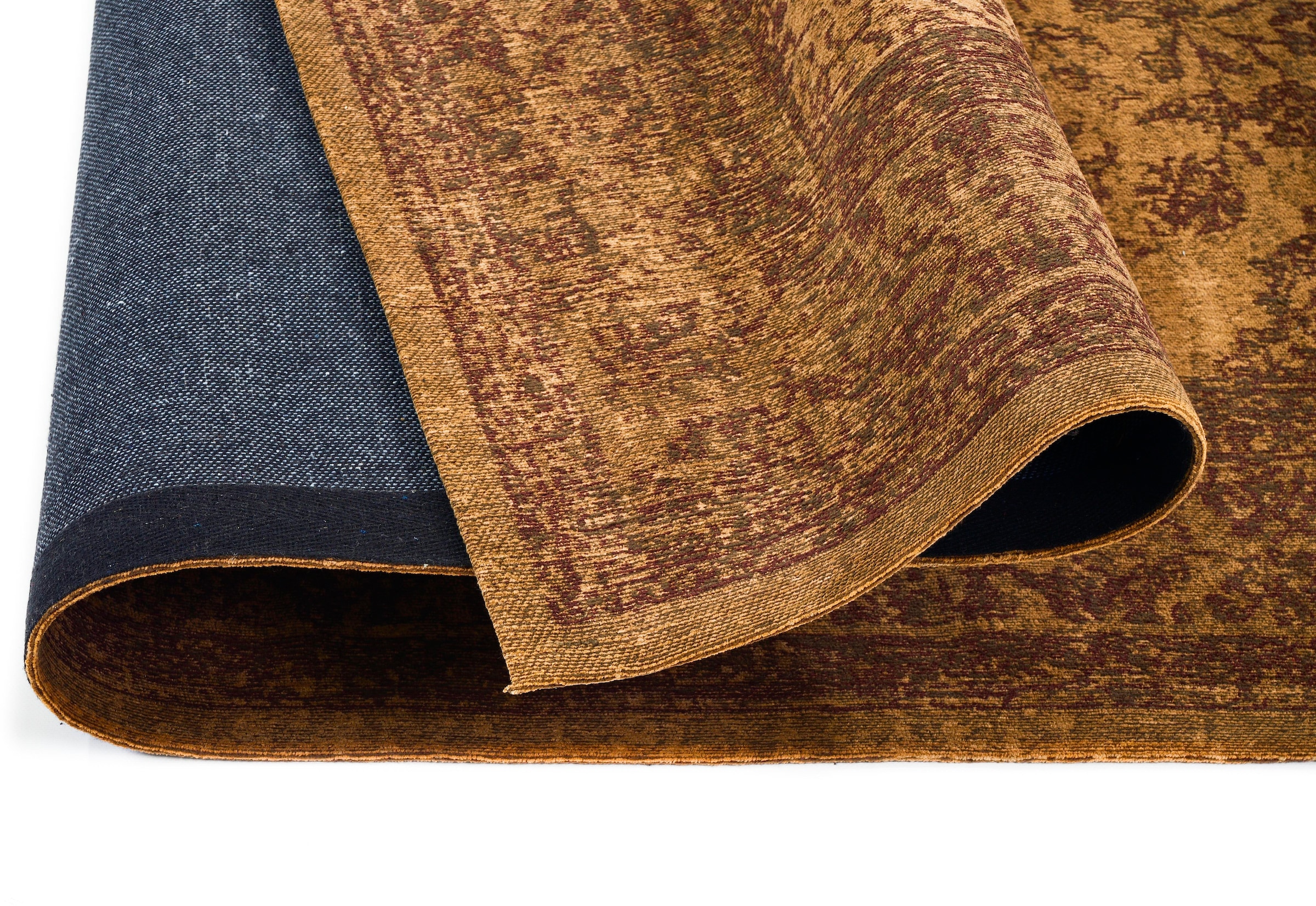 GALLERY M branded by Musterring Teppich »Bordüre« rechteckig 5 mm Höhe Flachgewebe, Chenille, Wohnzimmer