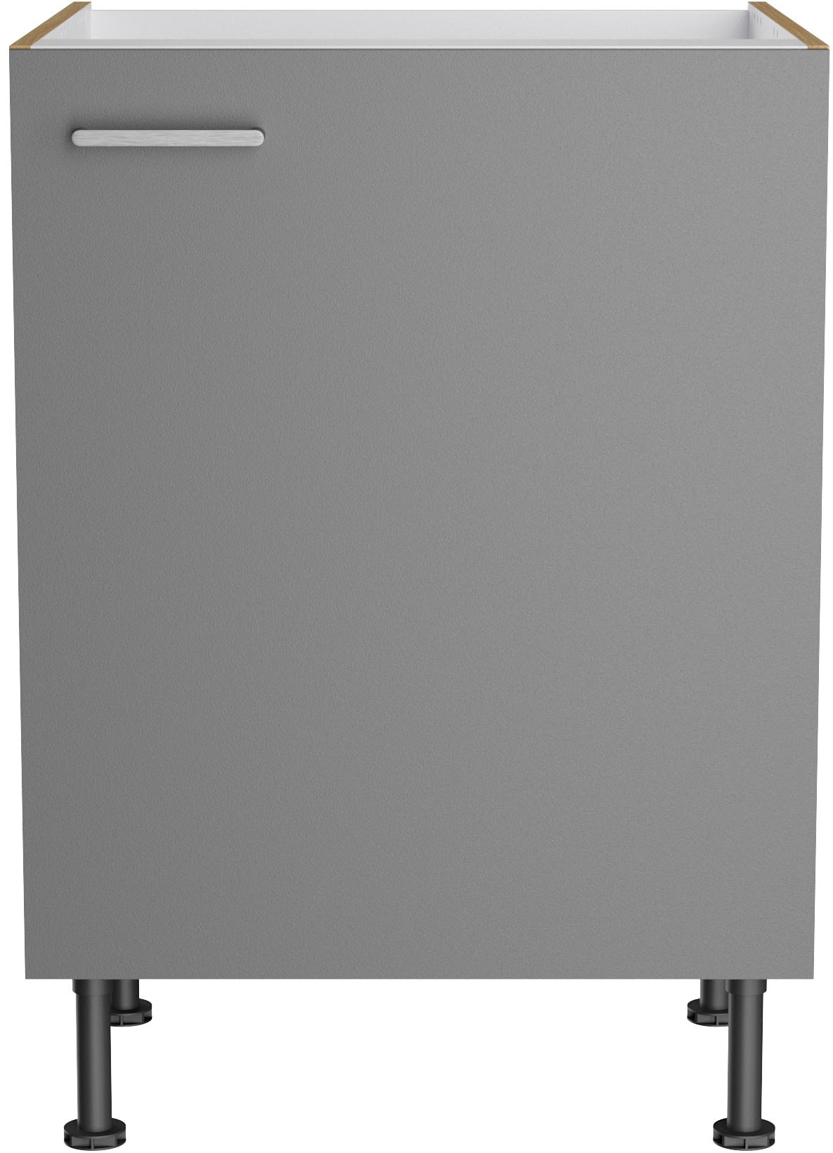 KOCHSTATION Meuble évier »KS-Lucy« Breite 60 cm, mit 1 Tür, höhenverstellbare Füsse, Soft-Close