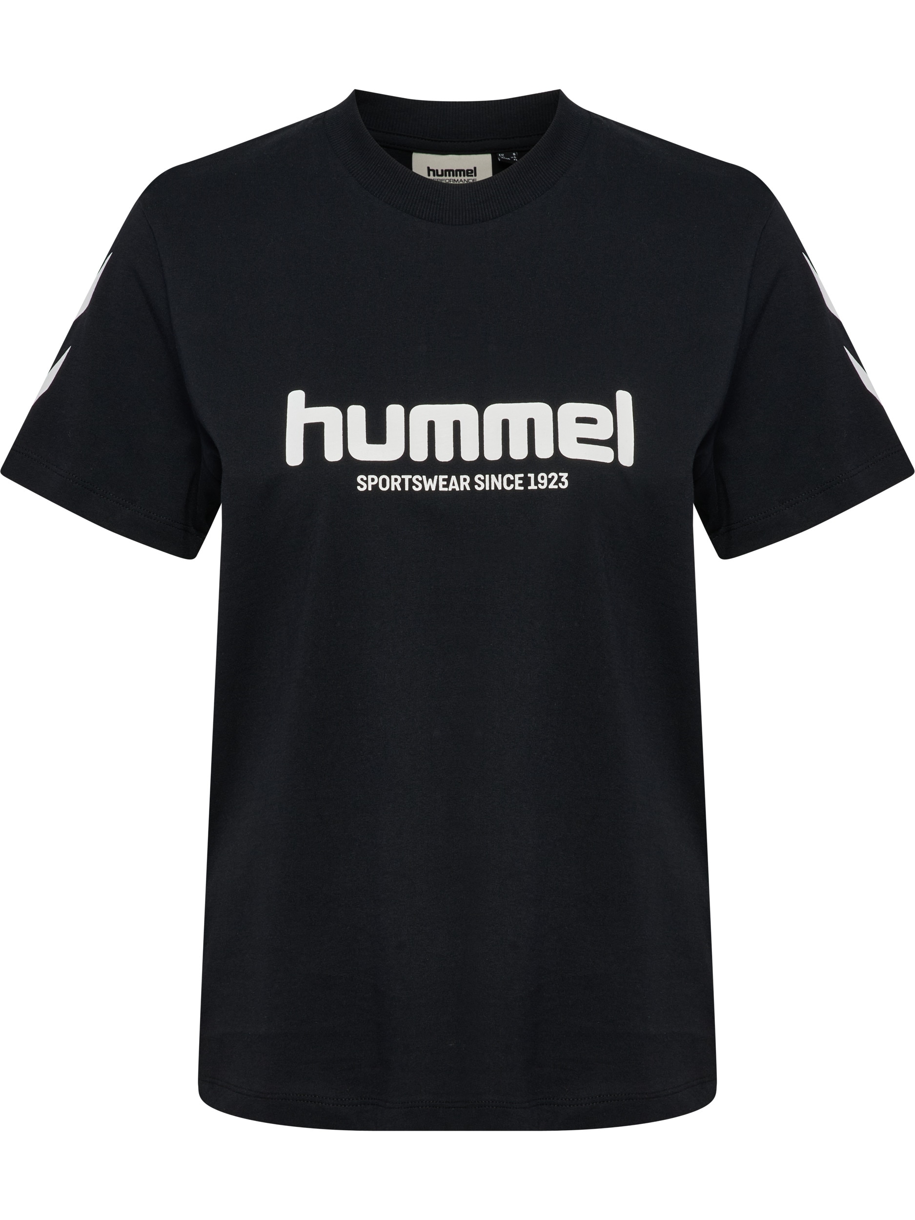 hummel T-shirt »hmlLEGACY 2.0 W T-SHIRT S/S« à manches courtes, avec encolure ronde, en coton, longueur normale
