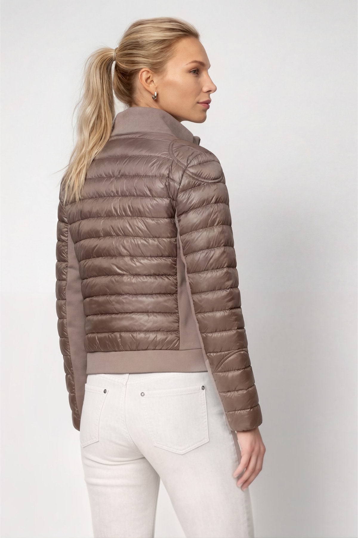 Monari Veste matelassée »Jacke Stepp + Neopren« sans capuche coupe régulière avec col montant