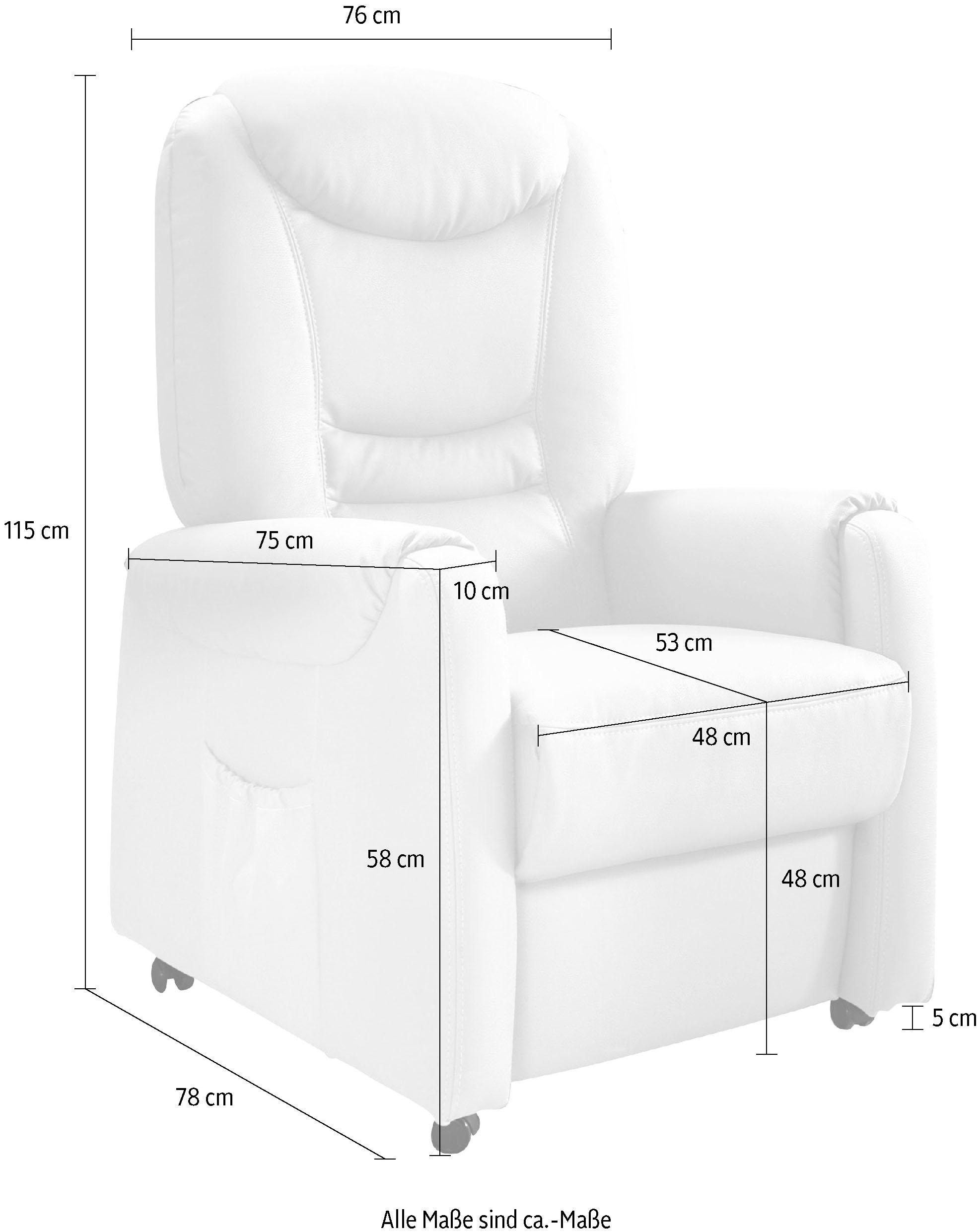 sit&more Fauteuil TV »Morten« en taille L, avec moteur et aide au lever en option