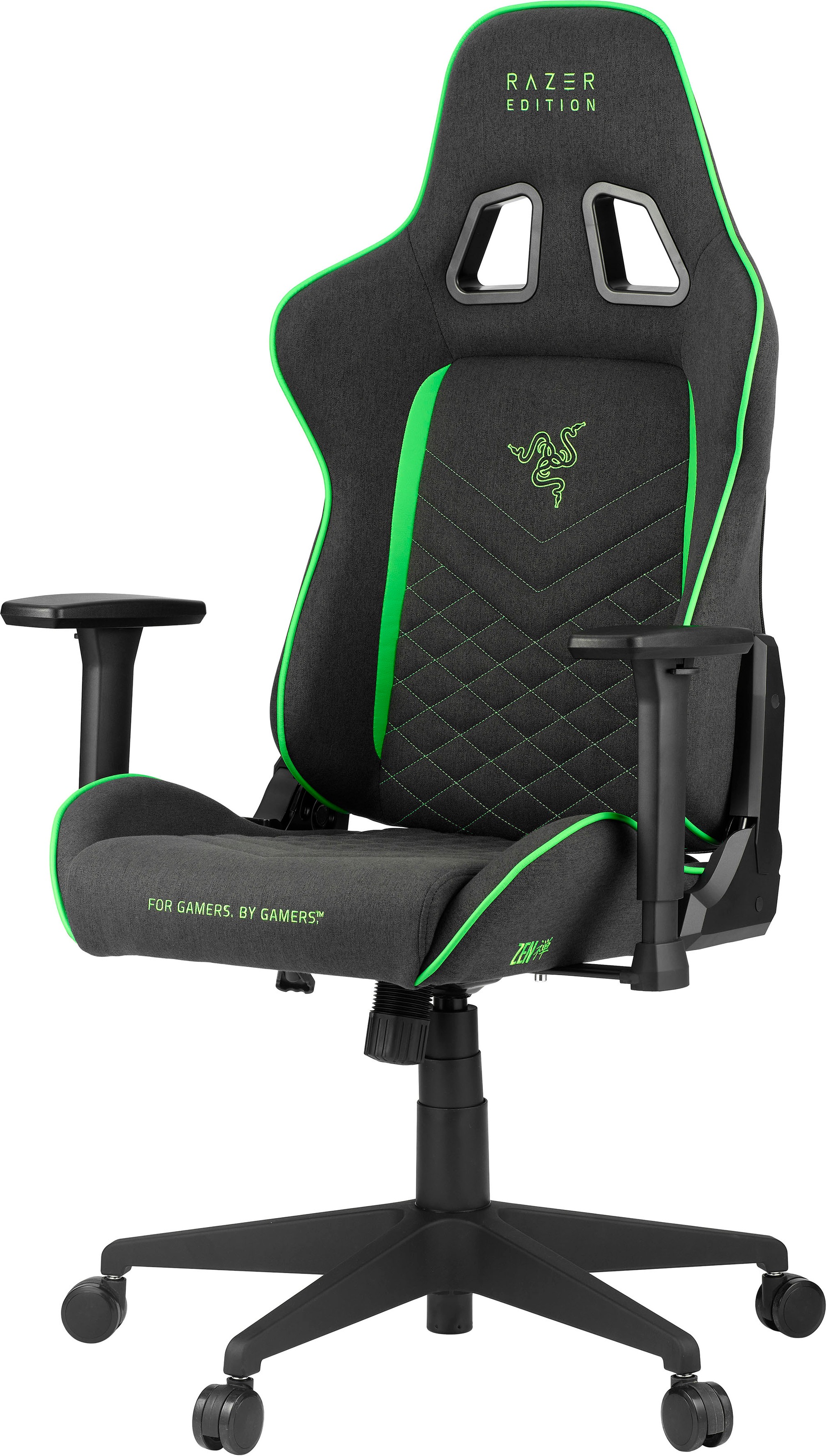 Image of RAZER Gaming-Stuhl "by ZEN TAROK PRO X" () 3D Armlehnen, Metallrahmen, ergonomisch, 130 kg Tragkraft, 60mm Rollen