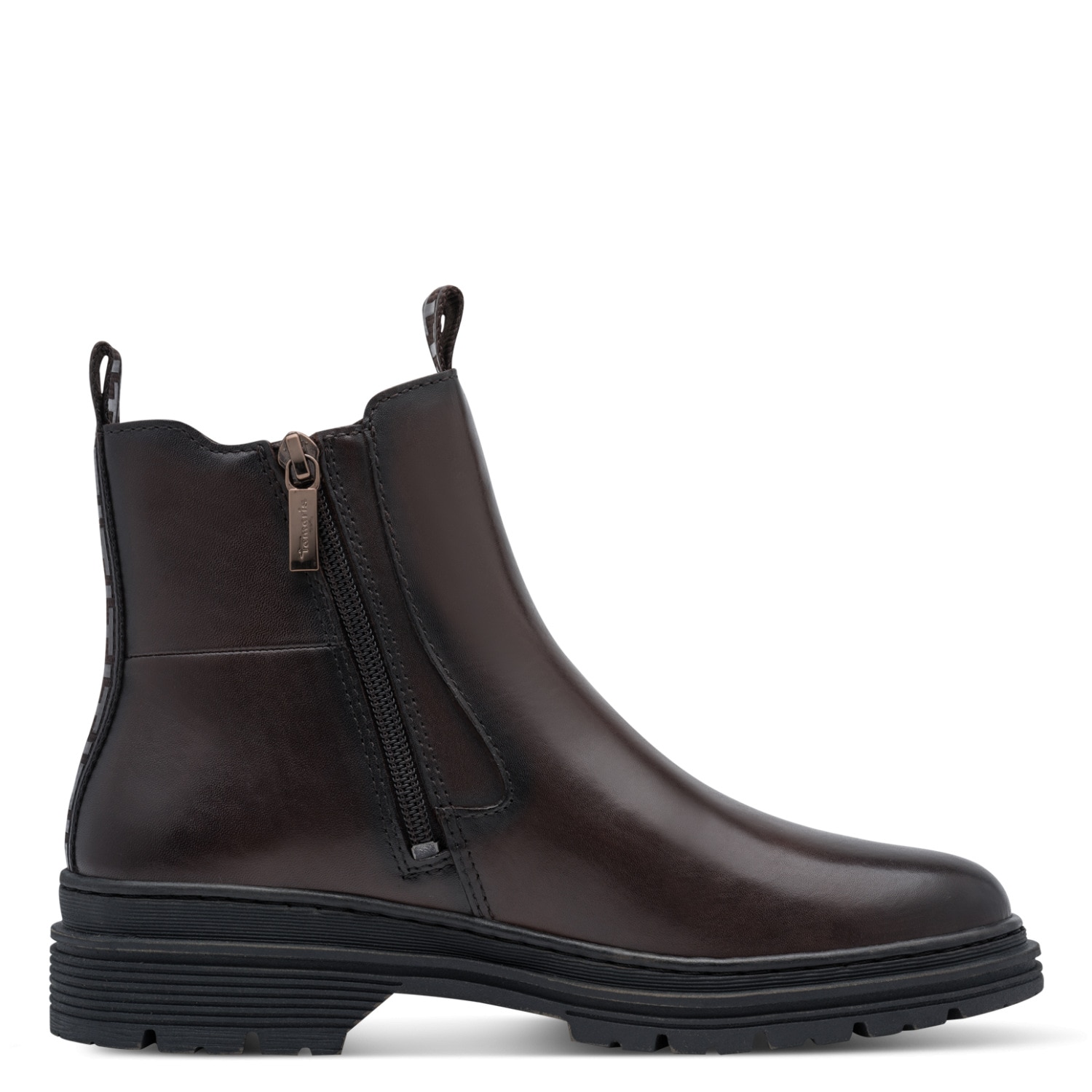 Tamaris Chelseaboots  Blockabsatz, Stiefelette mit Stretcheinsatz an der Aussenseite