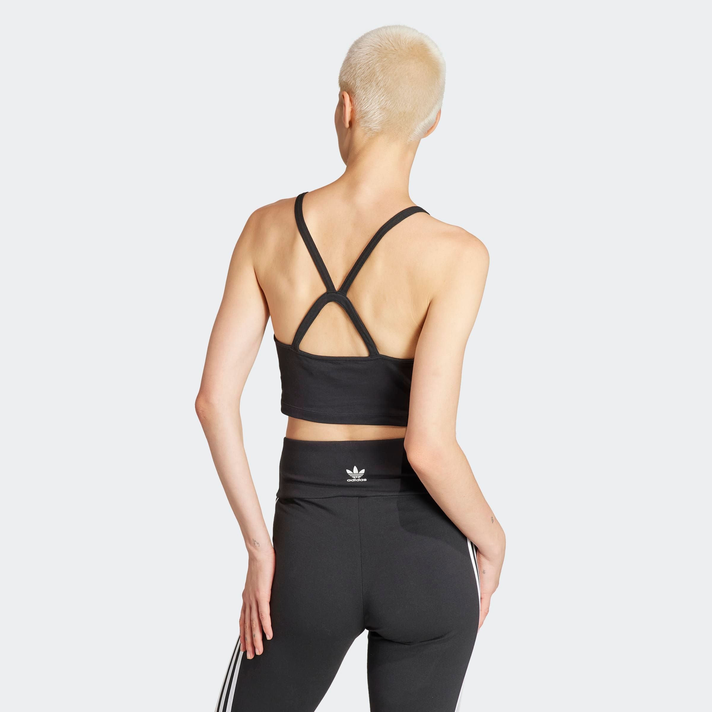adidas Originals Tanktop »3 S CROP TOP« sportliche Schnittform, für Laufen und sportliche Aktivitäten