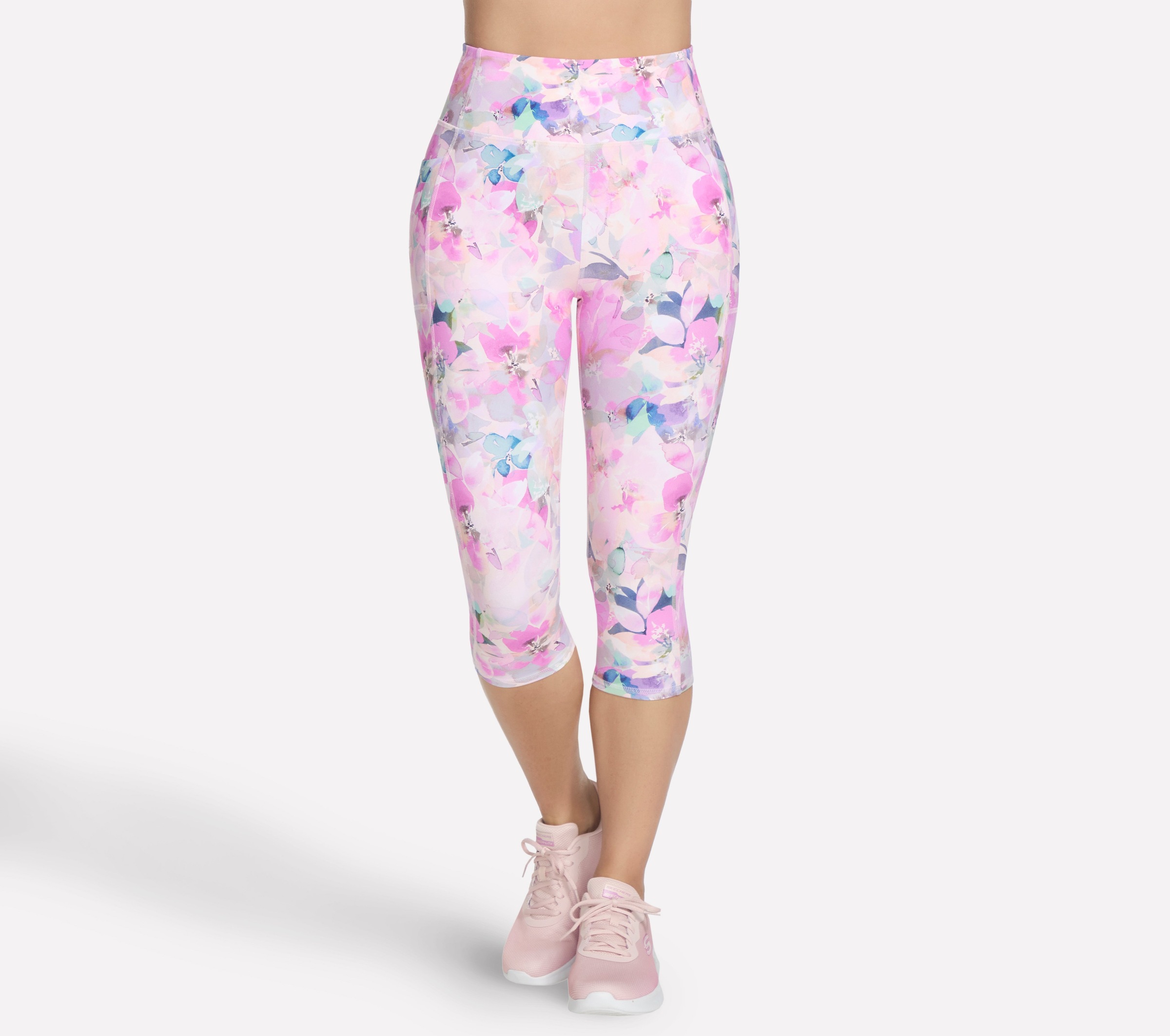 Image of Skechers Funktionstights "PEACH SEASCAPE FLORAL"