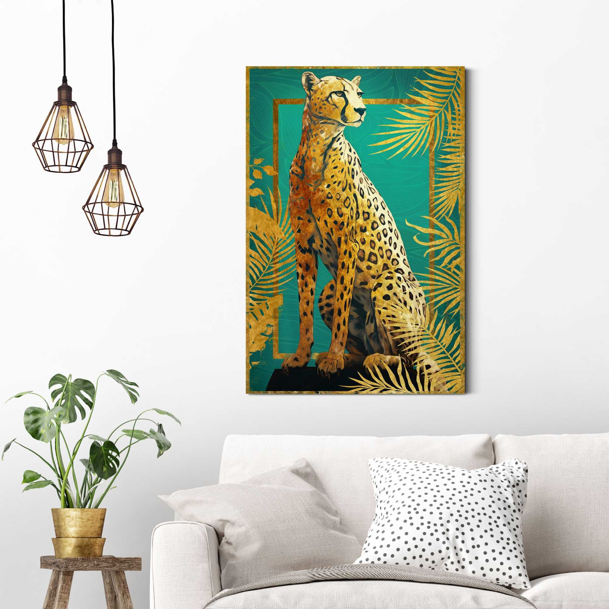 Image of Reinders Deco-Panel "Cheetah Pose"