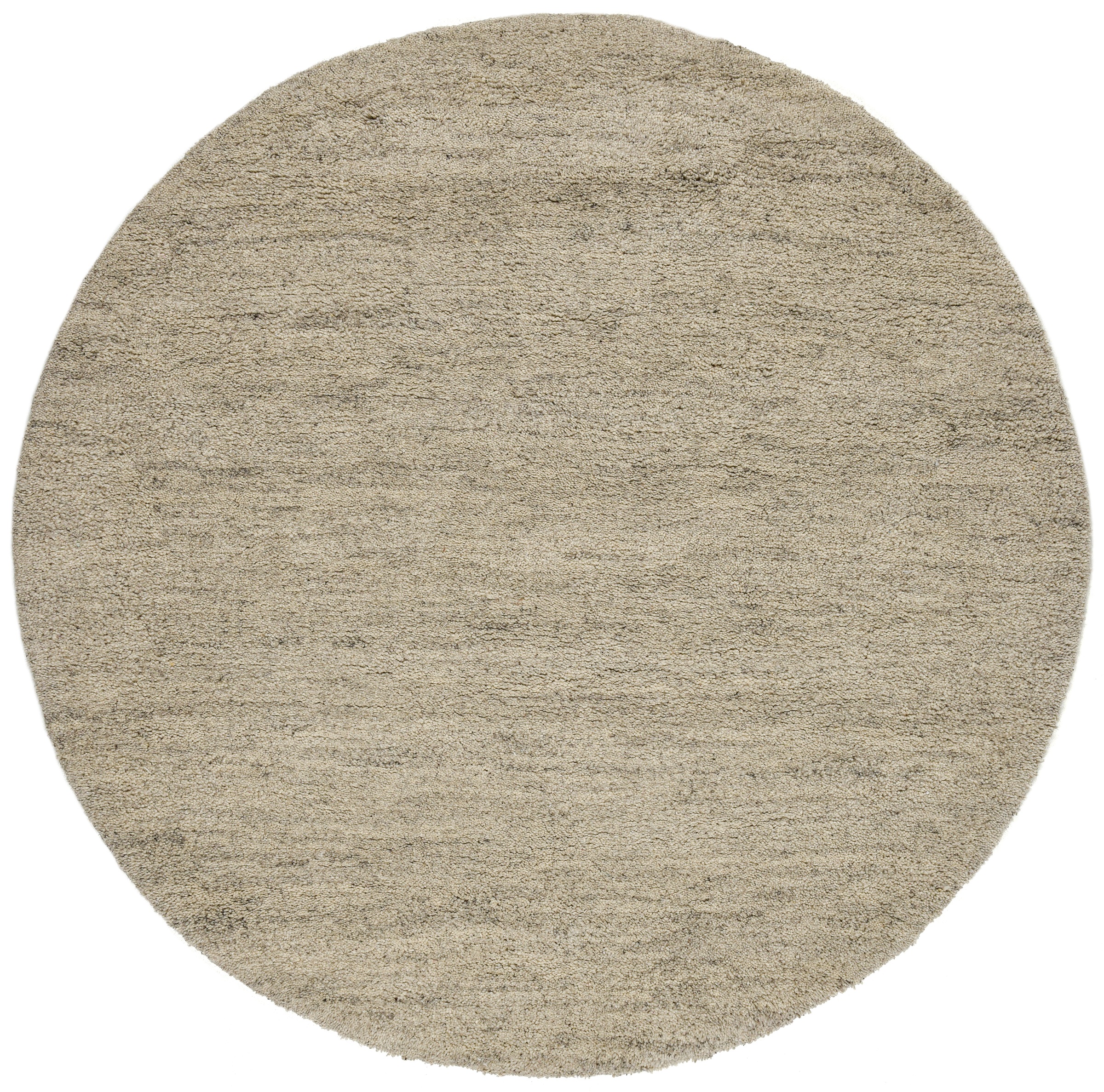Image of THEKO Wollteppich "Taza Royal, handgeknüpft" rund 28 mm Höhe echter Berber Teppich aus Marokko, reine Schurwolle, auch in rund