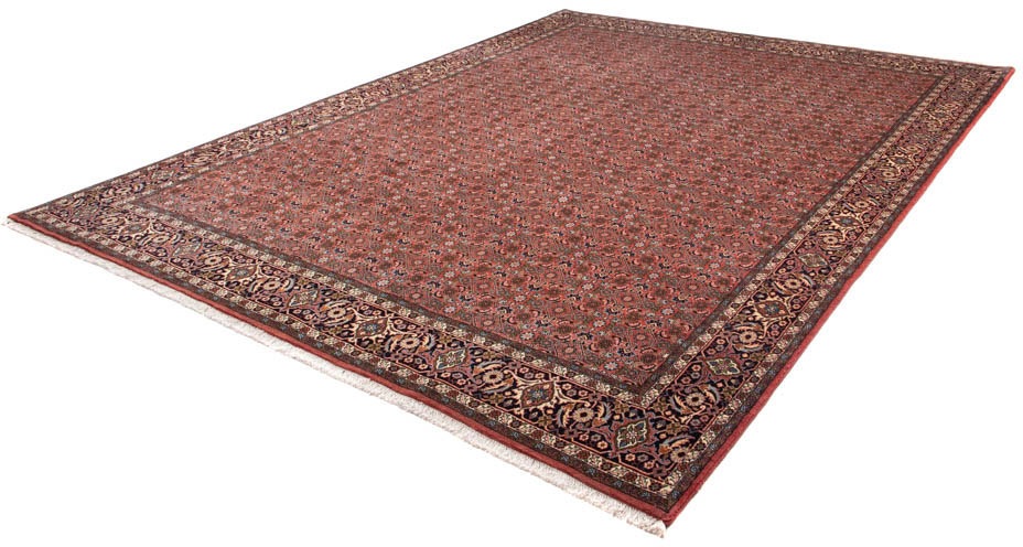 Image of morgenland Orientteppich »Perser - Bidjar - 351 x 249 cm - dunkelrot«, rechteckig, 15 mm Höhe, Wohnzimmer, Handgeknüpft, Einzelstück mit Zertifikat bei Ackermann Versand Schweiz