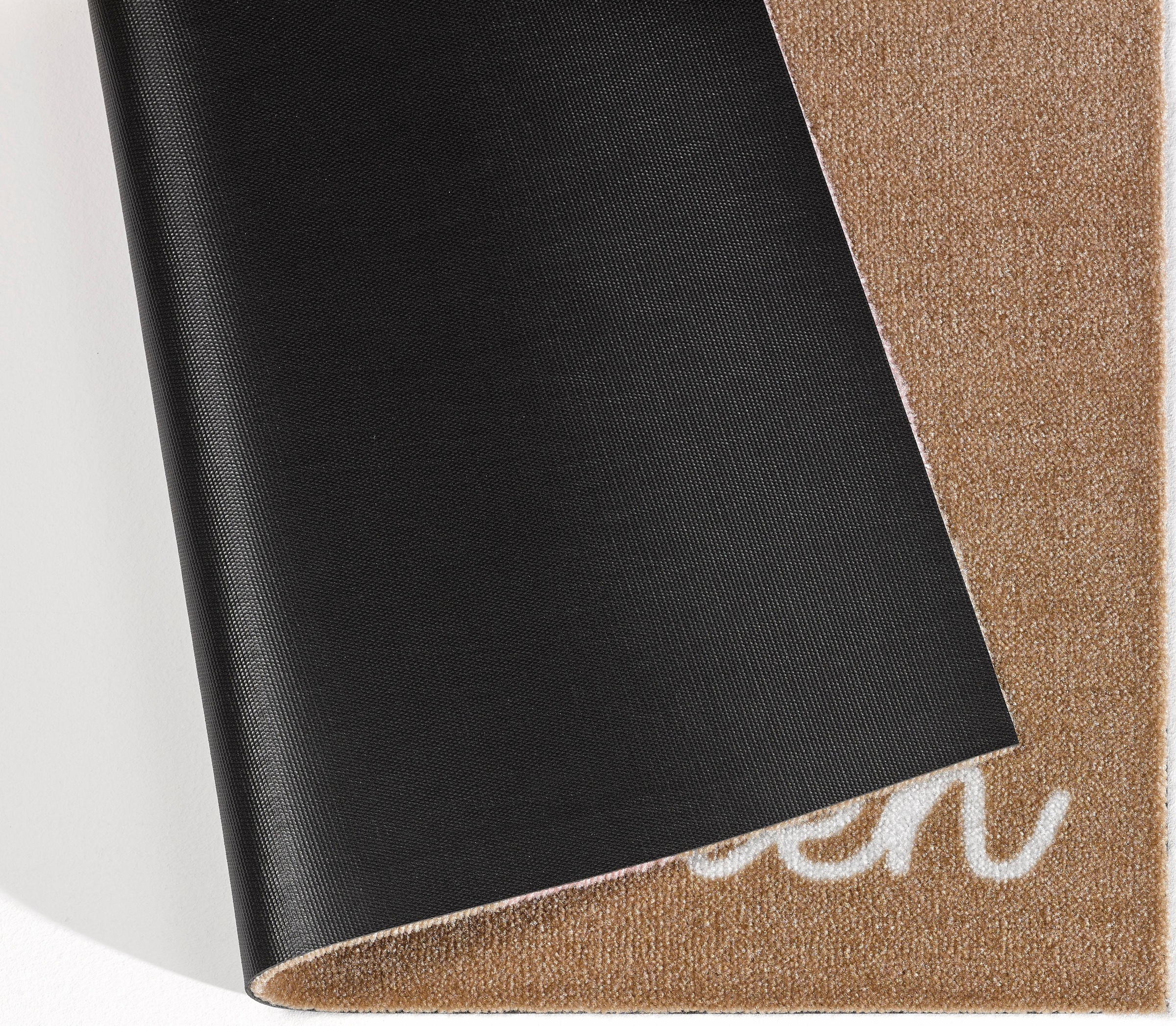 HANSE Home Fussmatte »Willkommen Herz, Türmatte«, rechteckig, 7 mm Höhe, Herz Motiv, mit Spruch, Schrift, Robust, Rutschhemend, Waschbar
