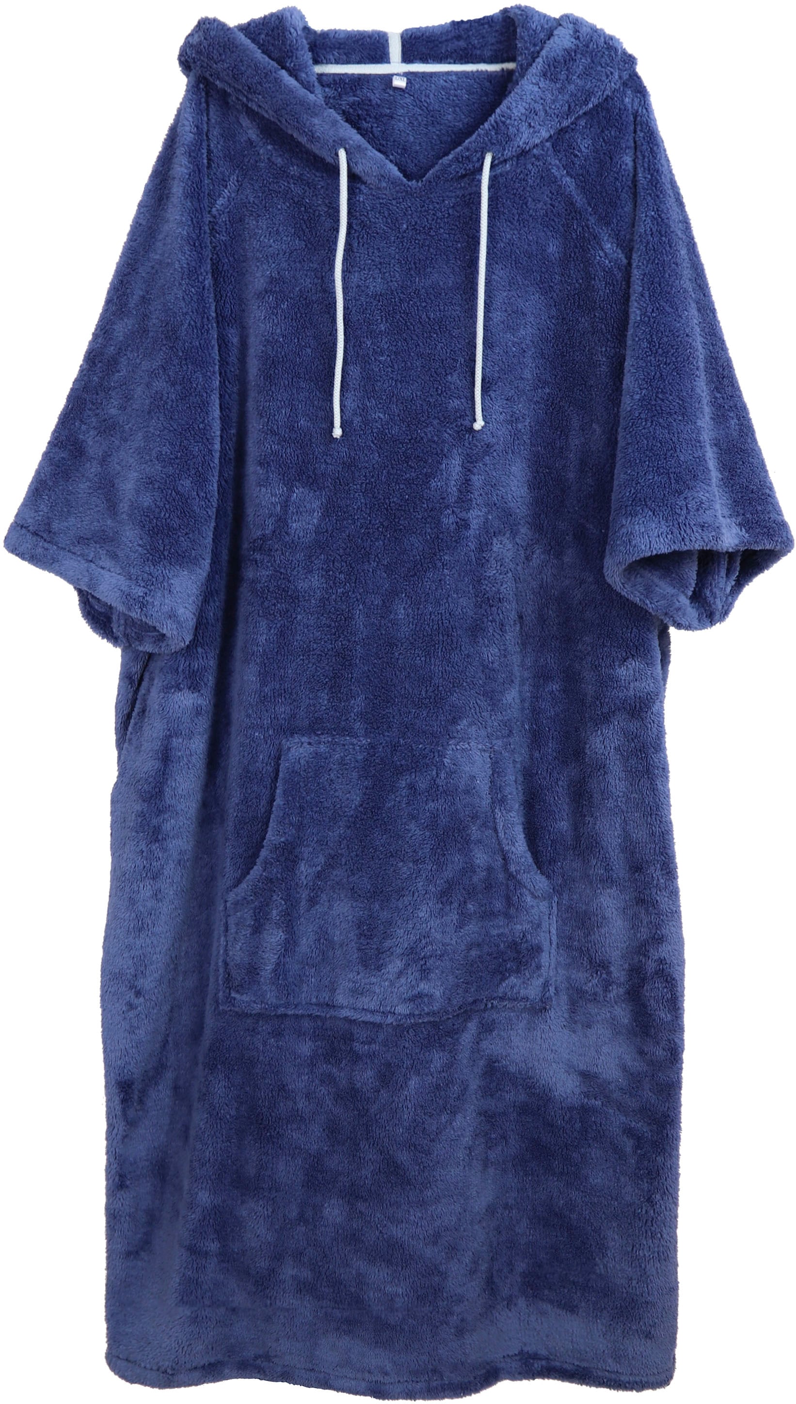 my home Badeponcho »Lillou, ideal für Sauna, Spa & im Urlaub«, (1 St.), weich und kuschelig, Fleece, Unisex, für Damen und Herren, Surfponcho