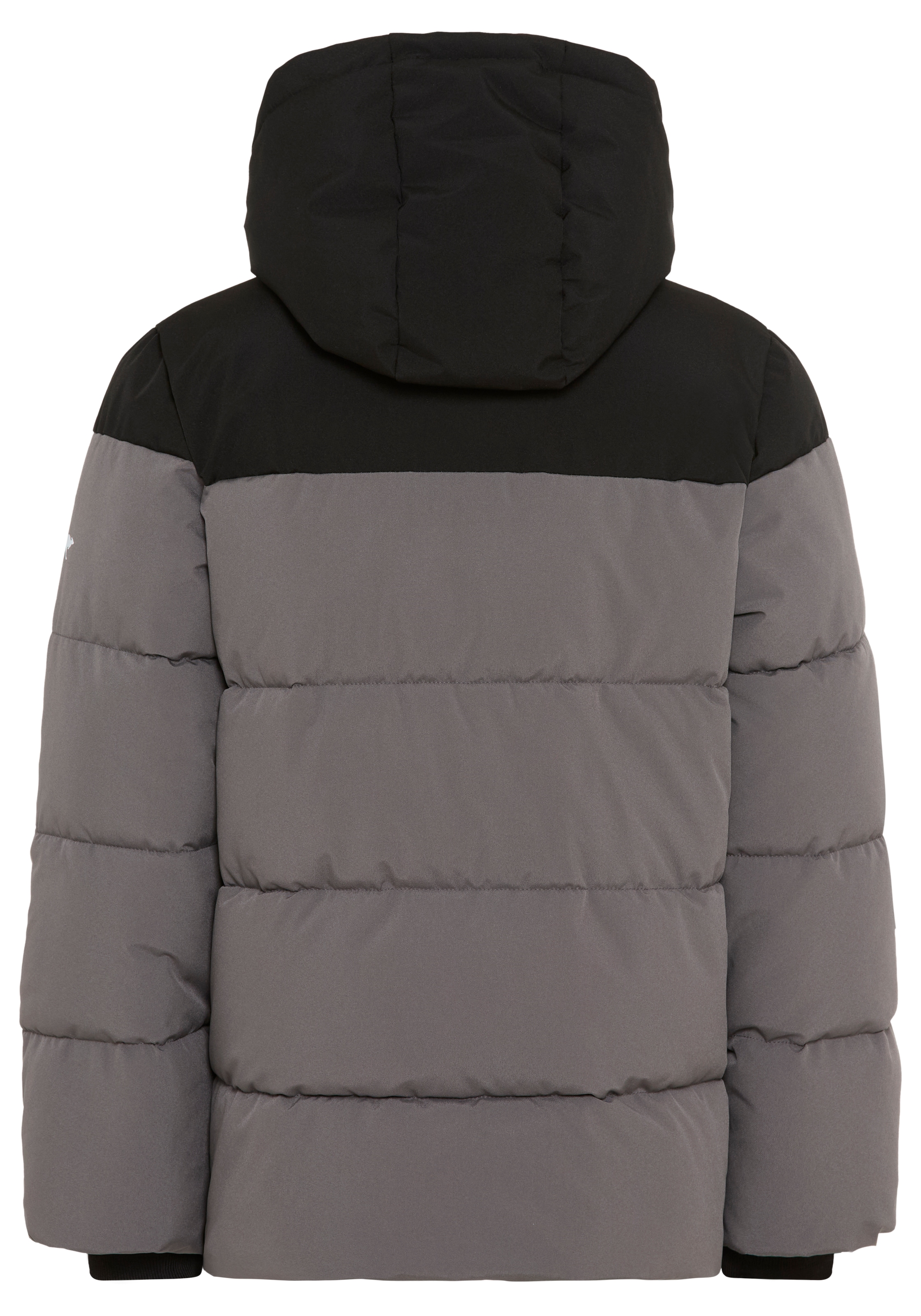 KangaROOS Veste d'extérieur »Winterjacke von KangaROOS mit kontrastfarbigen Einsatz« avec capuche Veste chaude avec doublure en polaire et doublure de capuche matelassée,