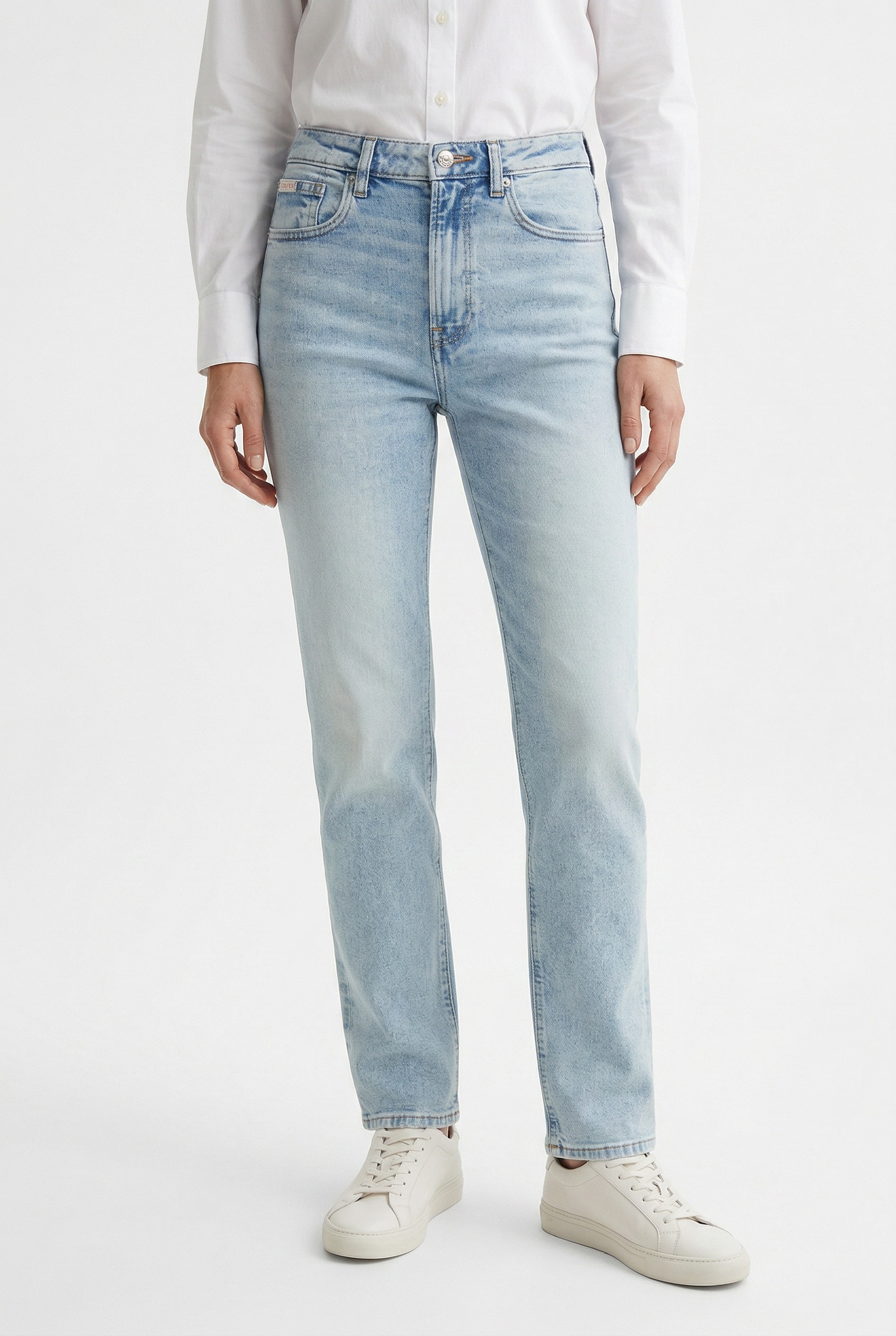 Image of Calvin Klein Jeans Mom-Jeans Stretch-Denim, Used-Washed