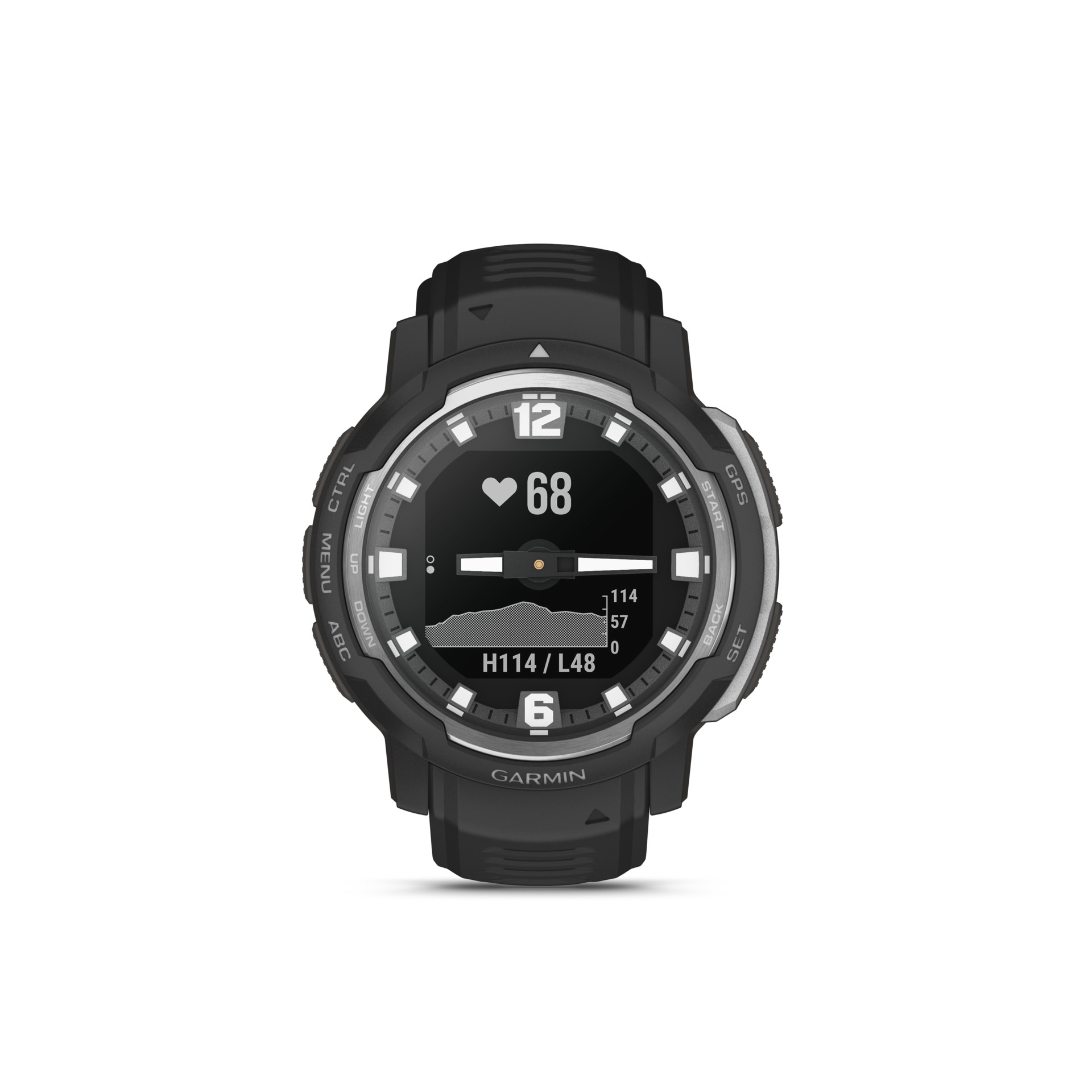 Garmin Smartwatch »INSTINCT CROSSOVER«, (2,3 cm / 0,9 Zoll), 0,064 GB